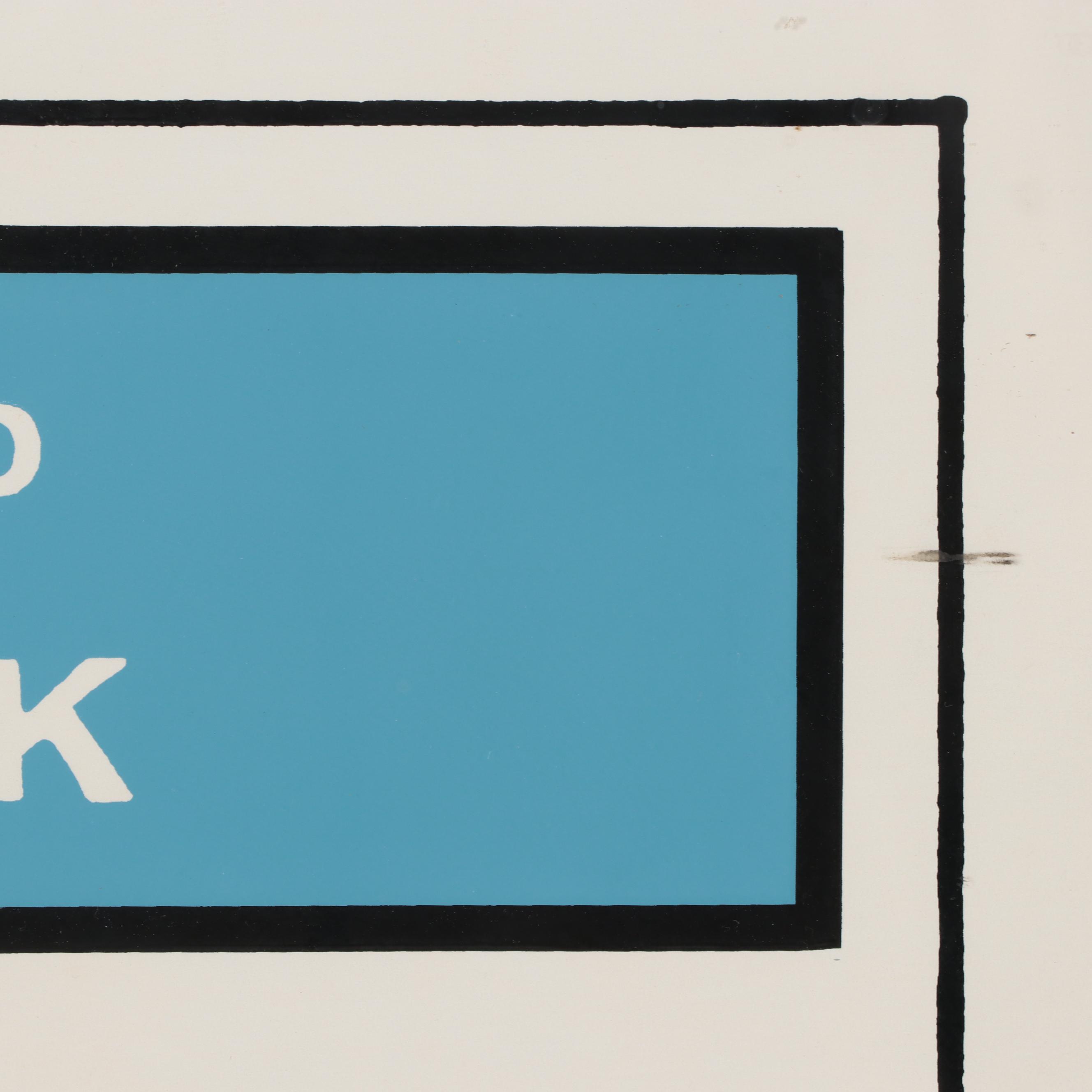 Monopoly Card Digital Prints "Title Deed Park Place" and "Title Deed Boardwalk"