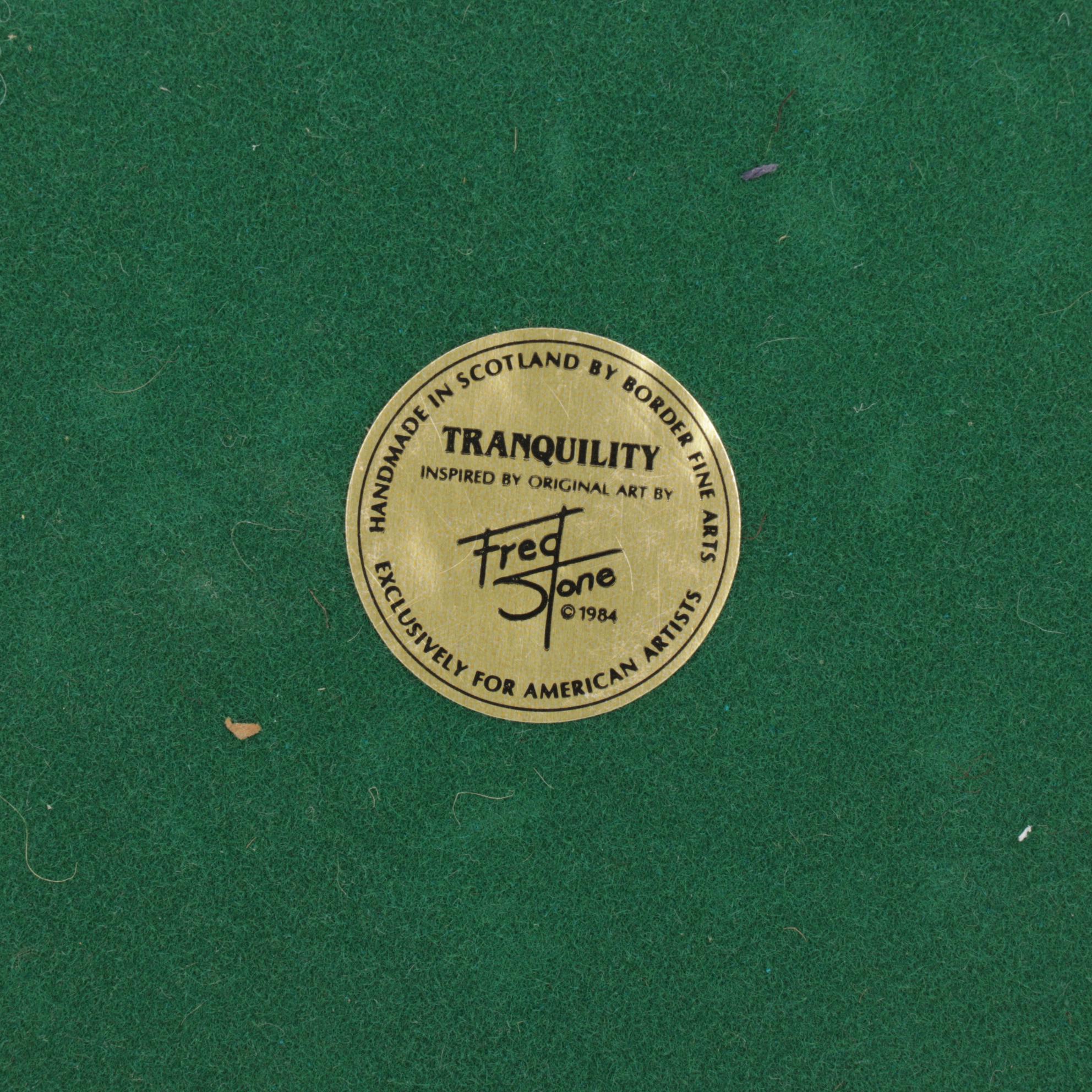 Fred Stone Mare and Foal Horse Head Figurine With Italian Made Horse Figurine