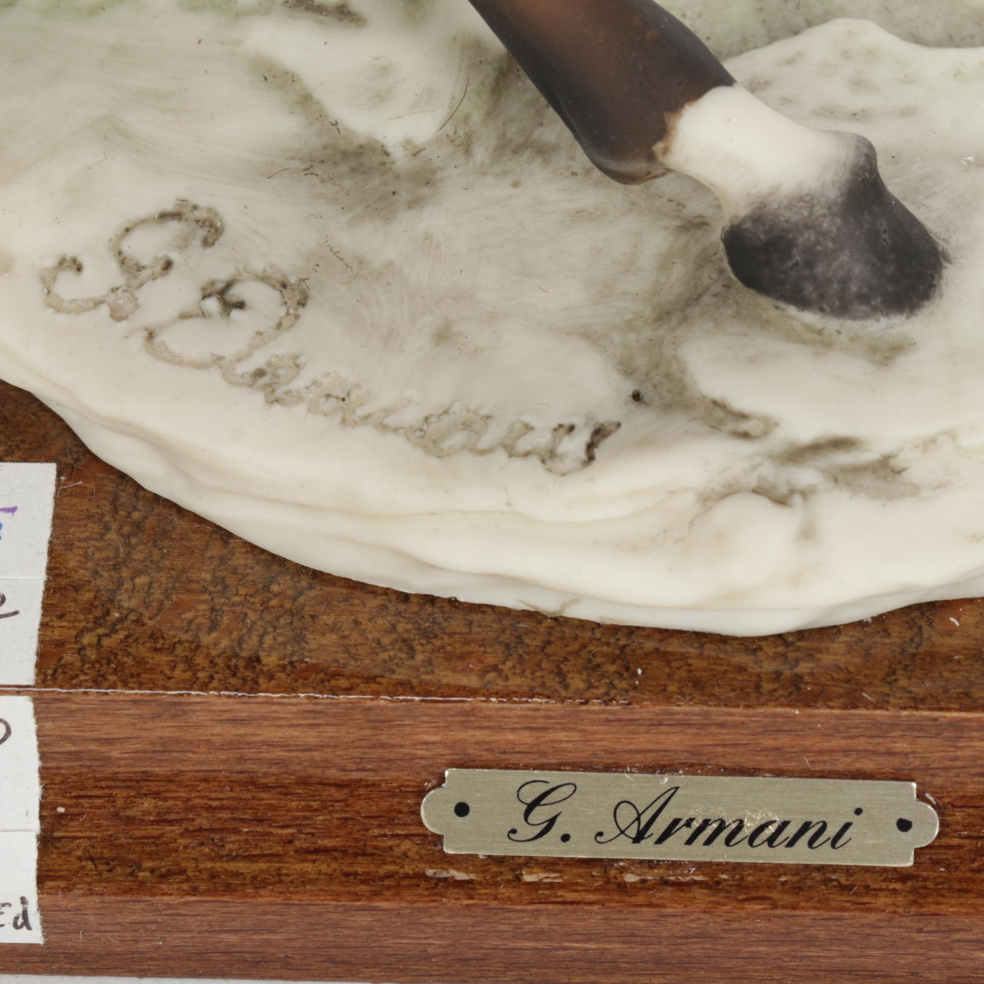 Fred Stone Mare and Foal Horse Head Figurine With Italian Made Horse Figurine