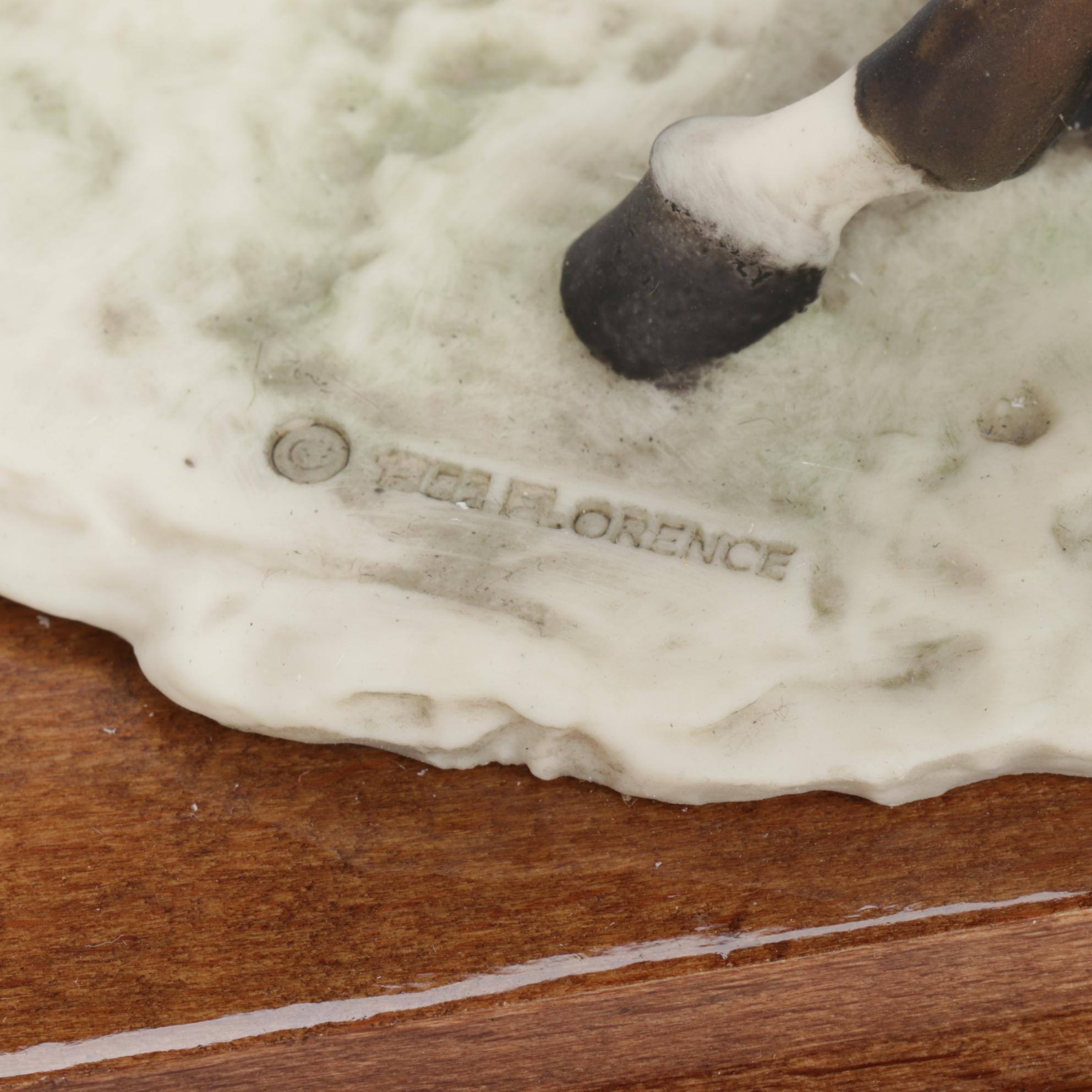 Fred Stone Mare and Foal Horse Head Figurine With Italian Made Horse Figurine