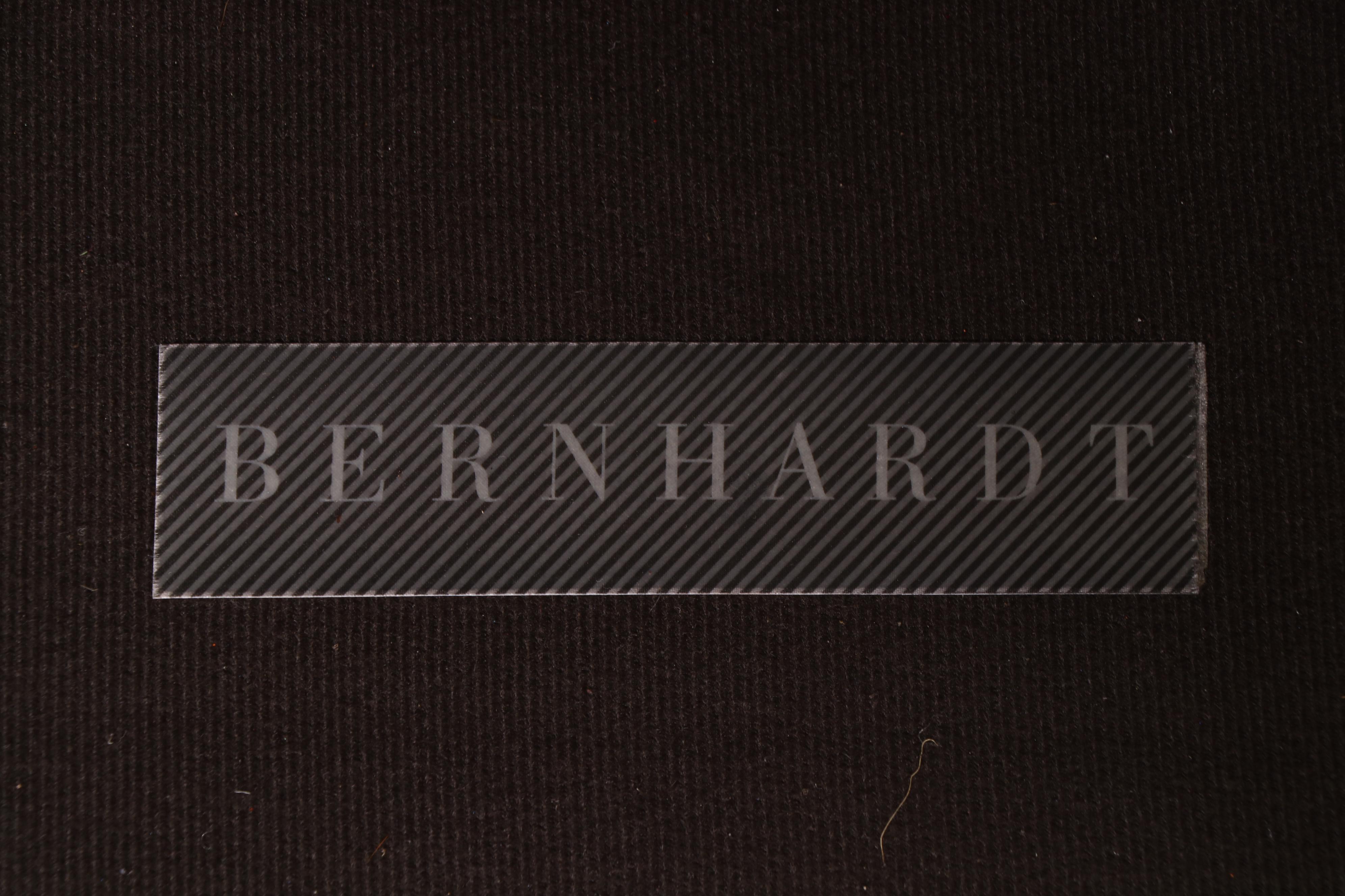 Bernhardt Art Deco Style Leather Club Chair