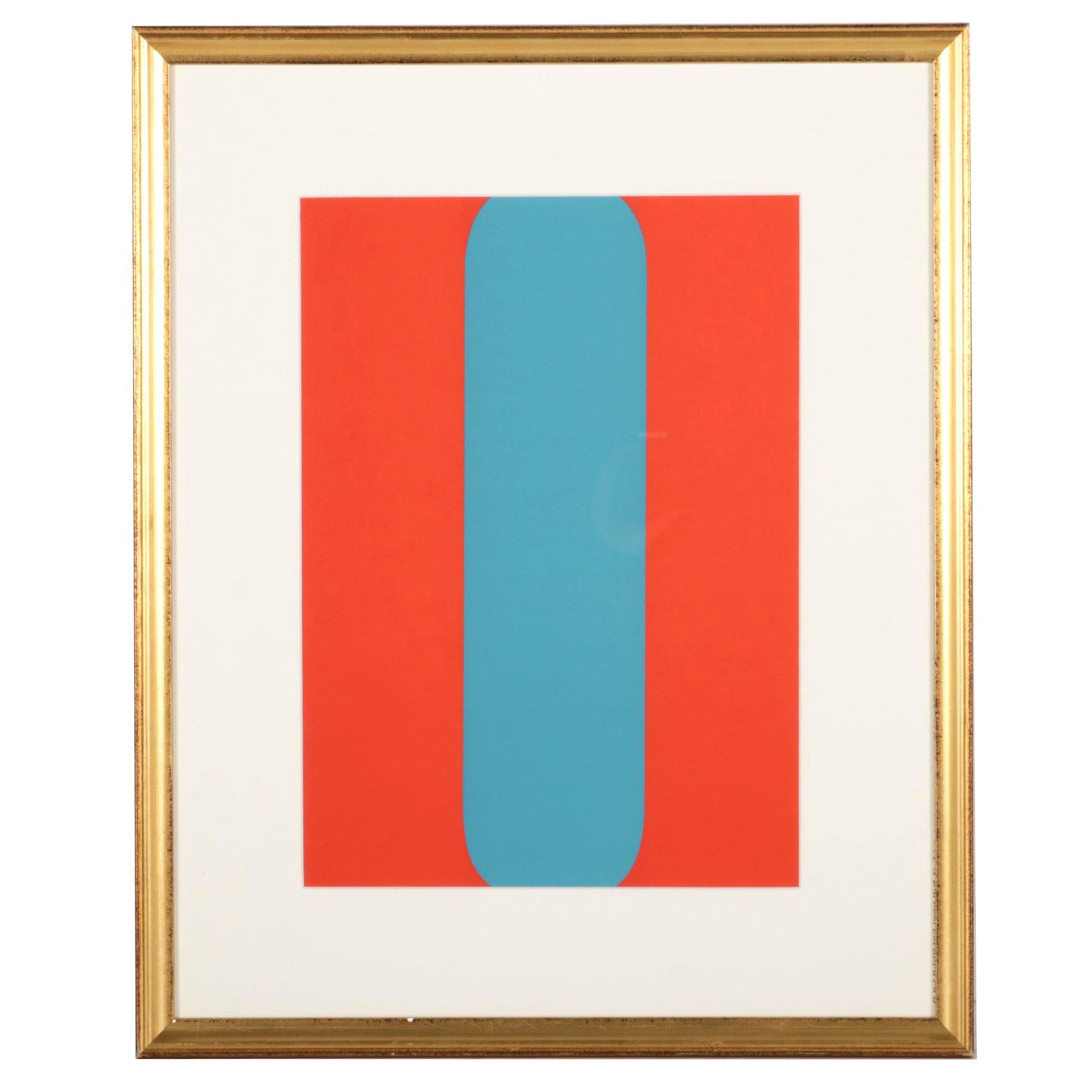 Ellsworth Kelly Color Lithograph for "Derrière le Miroir," 1964