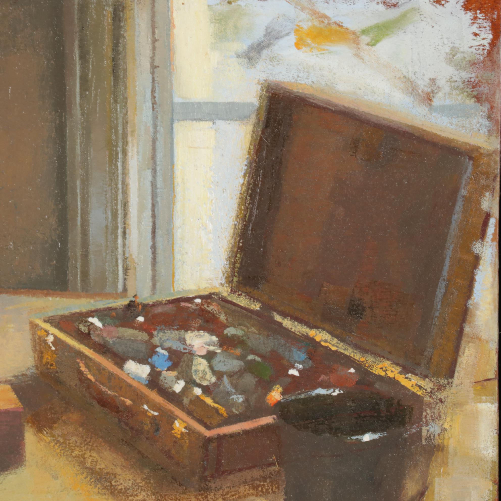 David Jewell Still Life Oil Painting "Paint Box," 2008