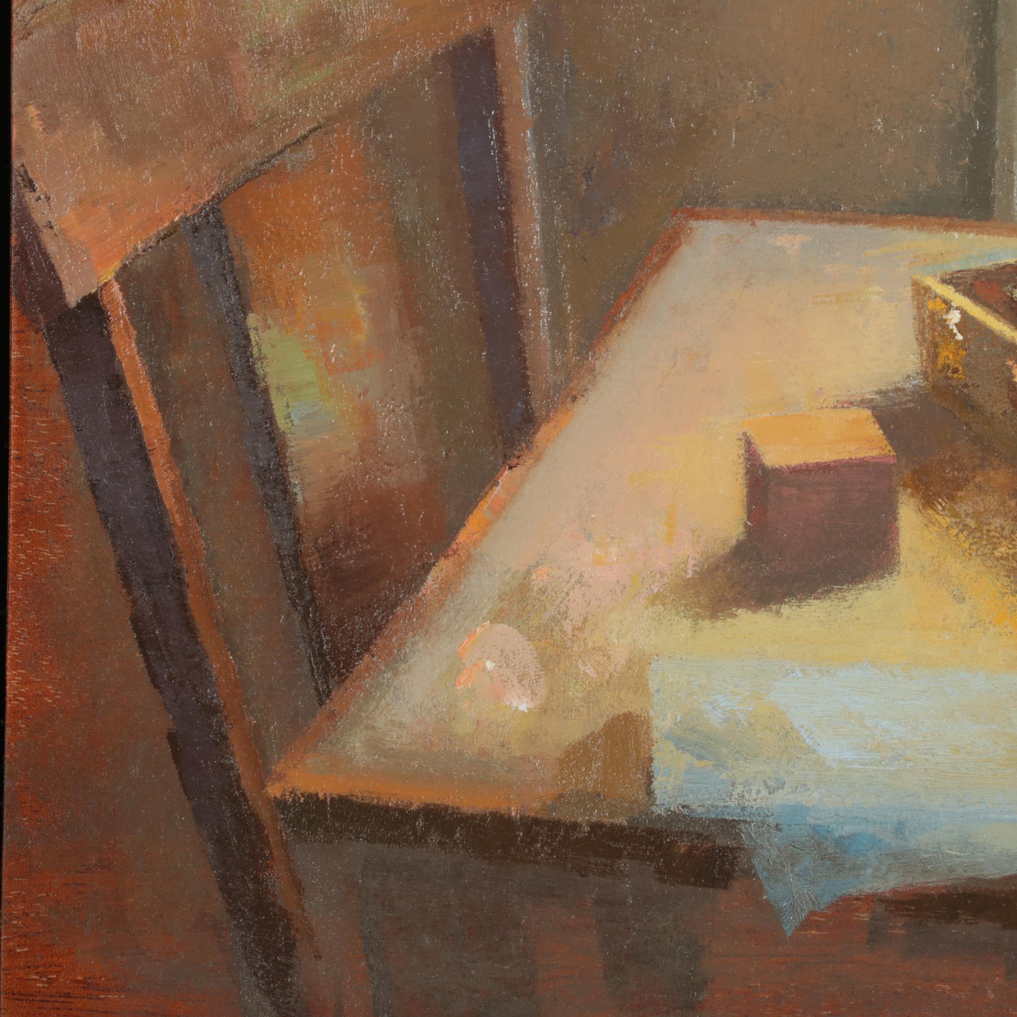 David Jewell Still Life Oil Painting "Paint Box," 2008