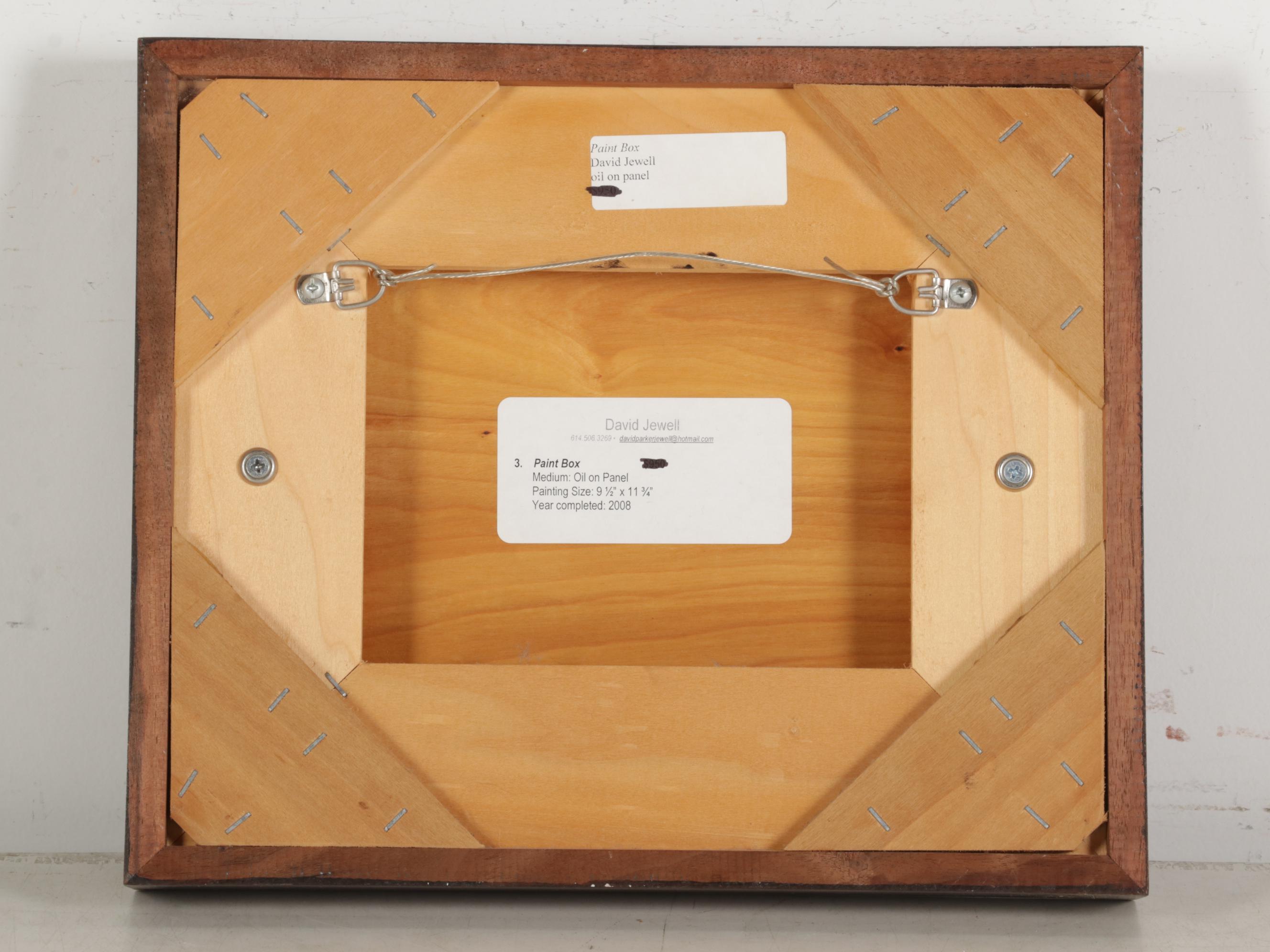 David Jewell Still Life Oil Painting "Paint Box," 2008