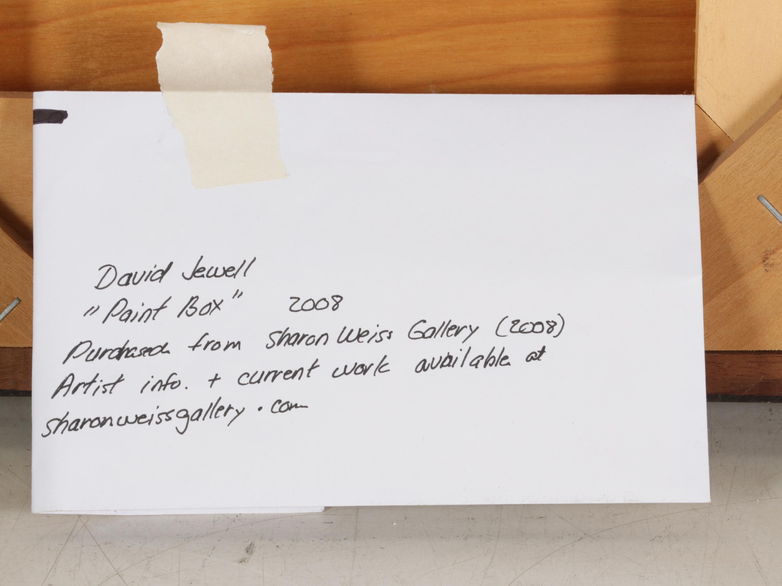 David Jewell Still Life Oil Painting "Paint Box," 2008