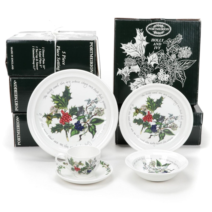 Portmeirion "The Holly and The Ivy" Ceramic Tableware