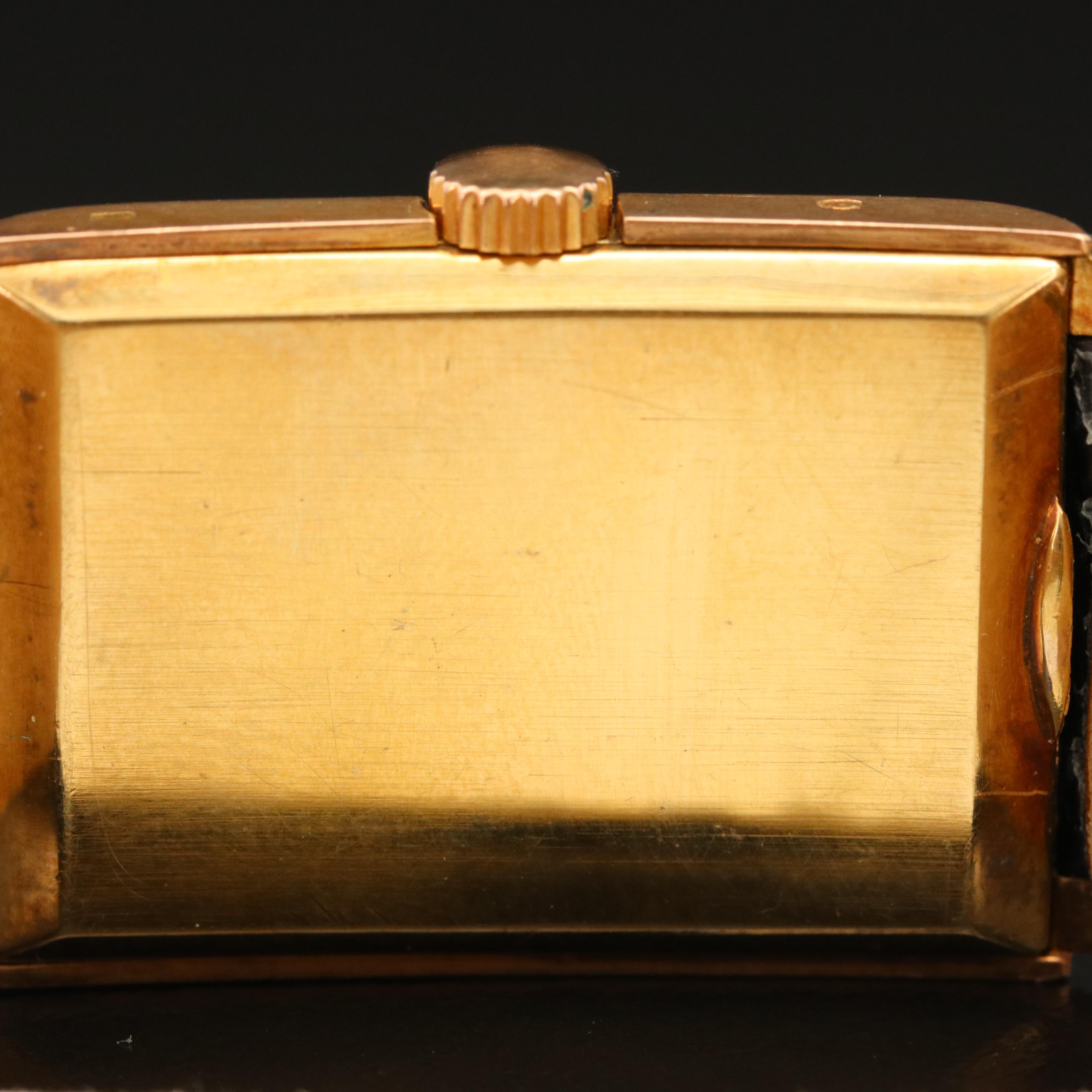 Vintage Patek Philippe 18K Tank Shaped Watch