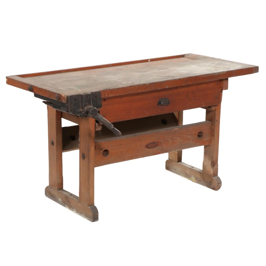 Woodworking Bench, Early to Mid 20th Century