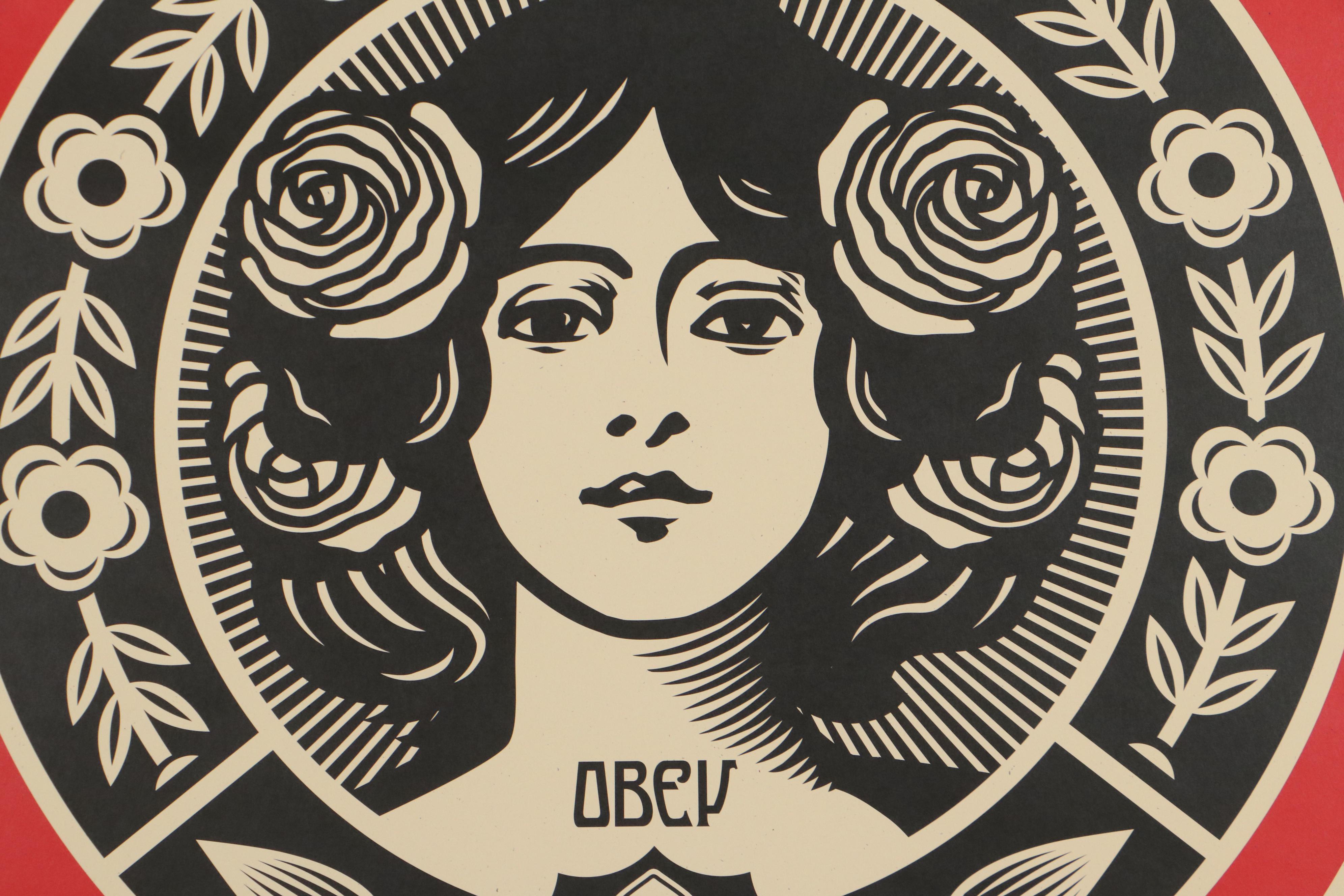 Shepard Fairey Offset Print "Make Art Not War," 2020