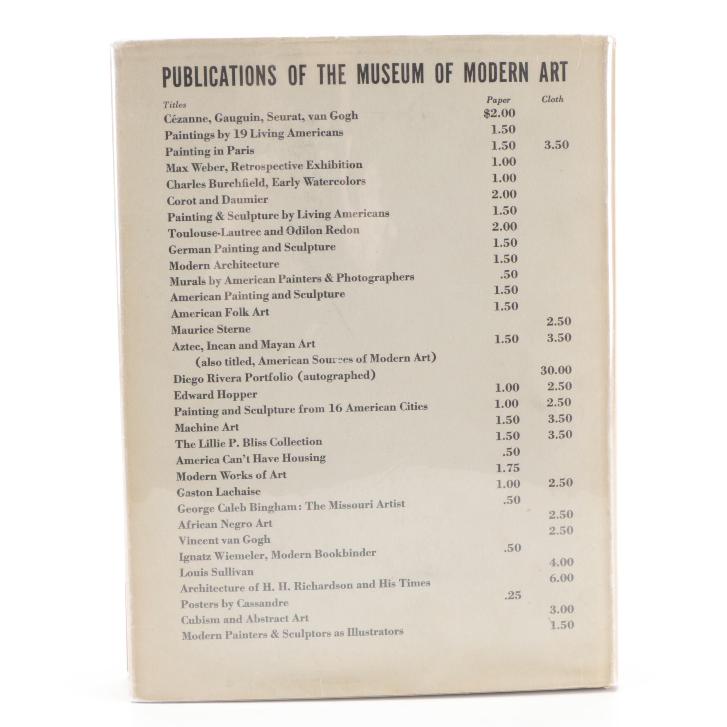 Limited First Edition "Cubism and Abstract Art" by Alfred H. Barr Jr., 1936