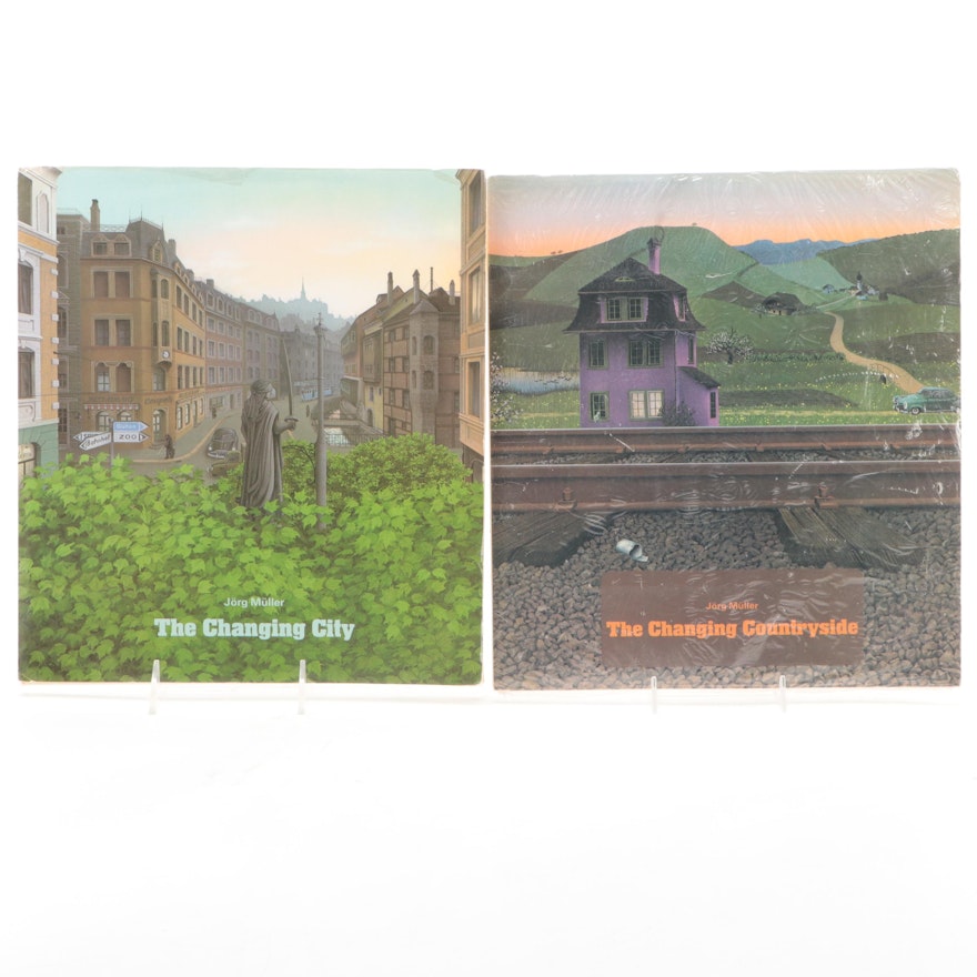 "The Changing City" and "The Changing Countryside" by Jörg Müller, 1977