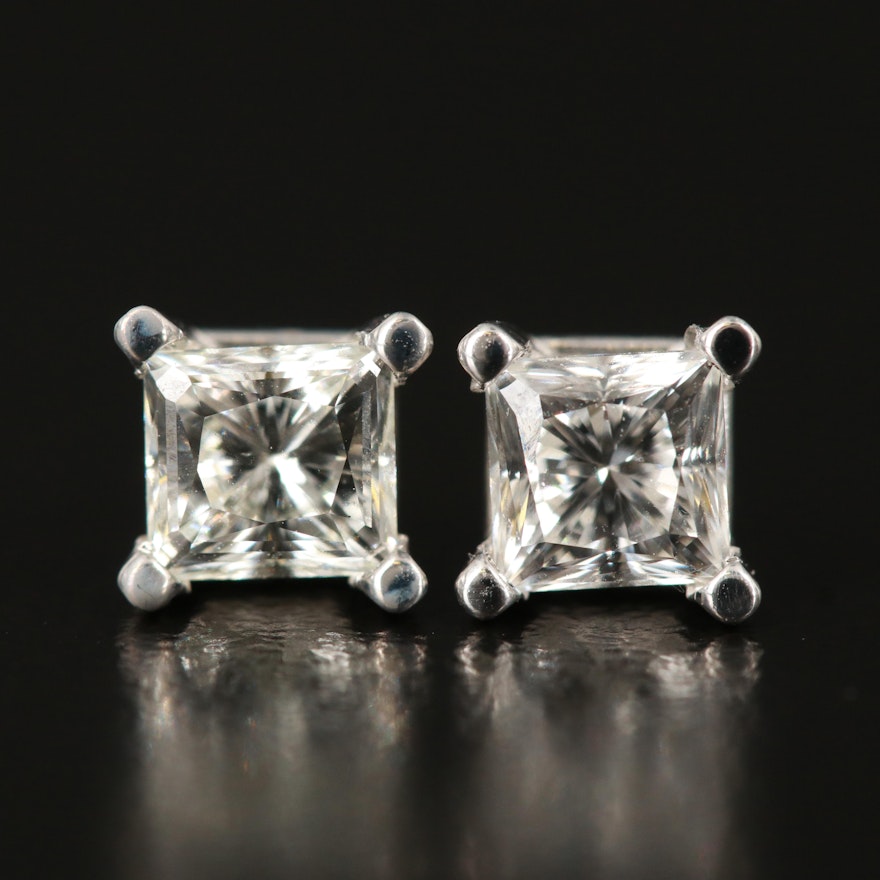 14K 1.45 CTW Diamond Stud Earrings