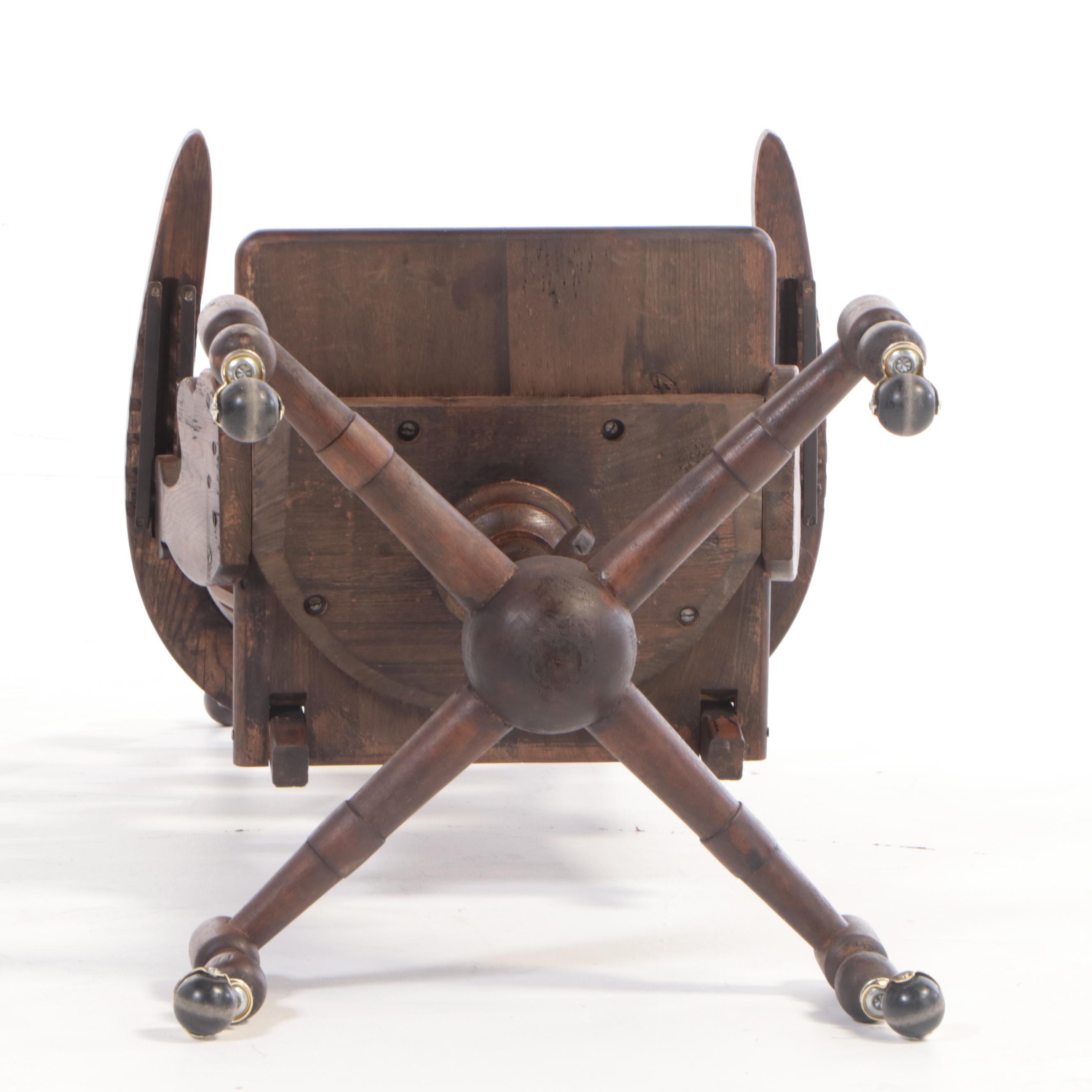 Restoration Hardware-Retailed French Adjustable Dental Chair, Early 20th Century