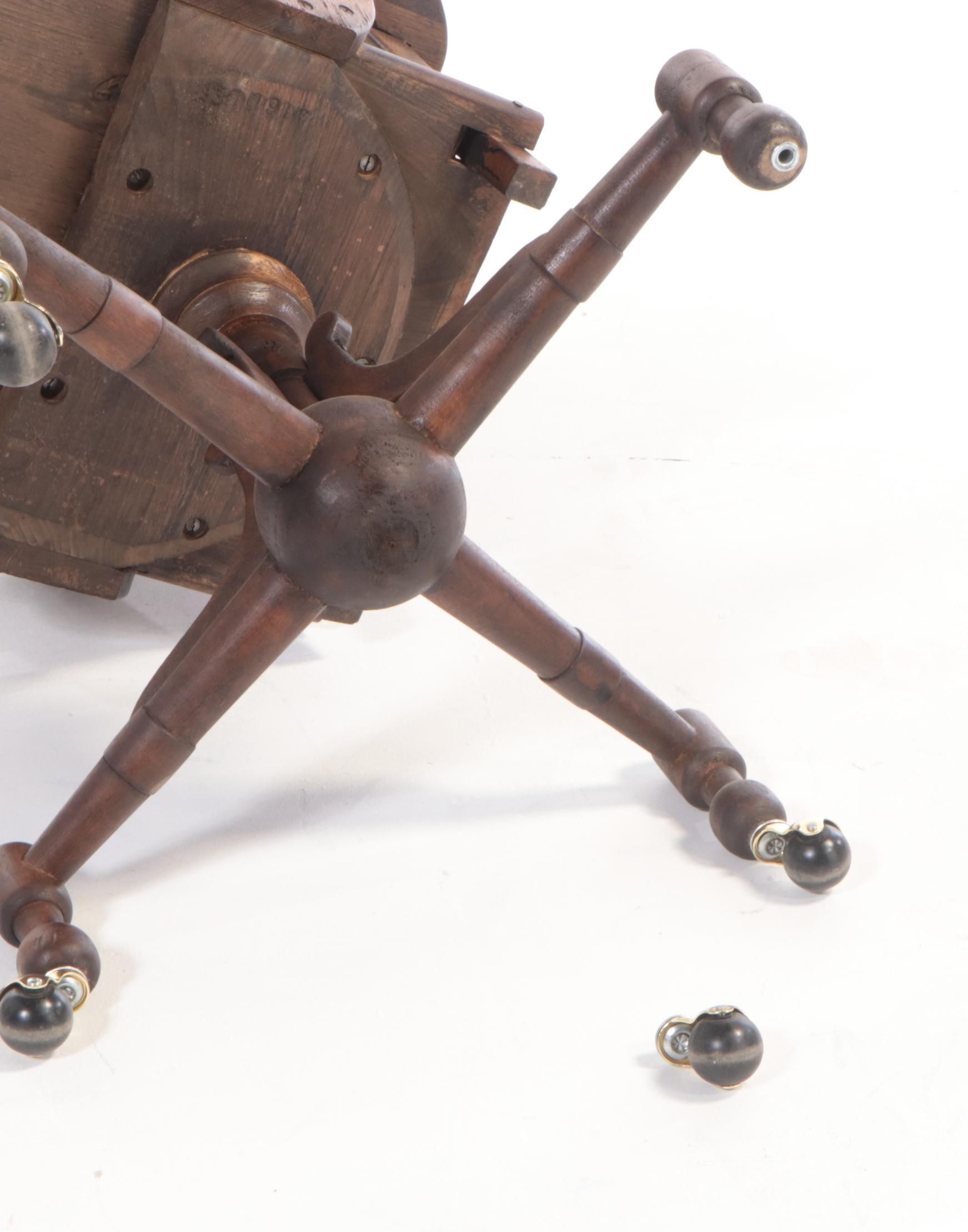 Restoration Hardware-Retailed French Adjustable Dental Chair, Early 20th Century