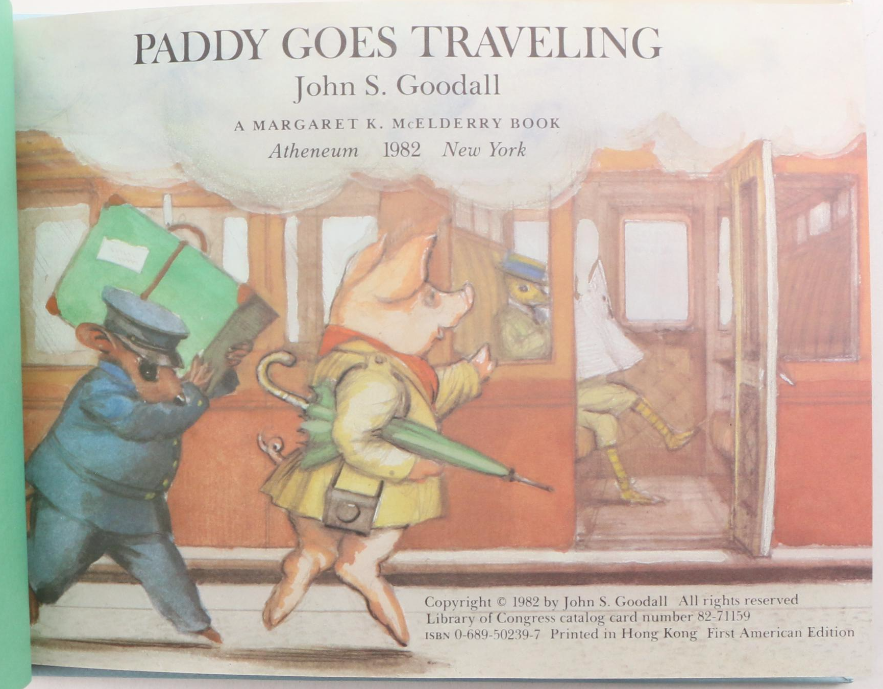 First American Edition "Paddy Foes Traveling" by John Goodall and More Books