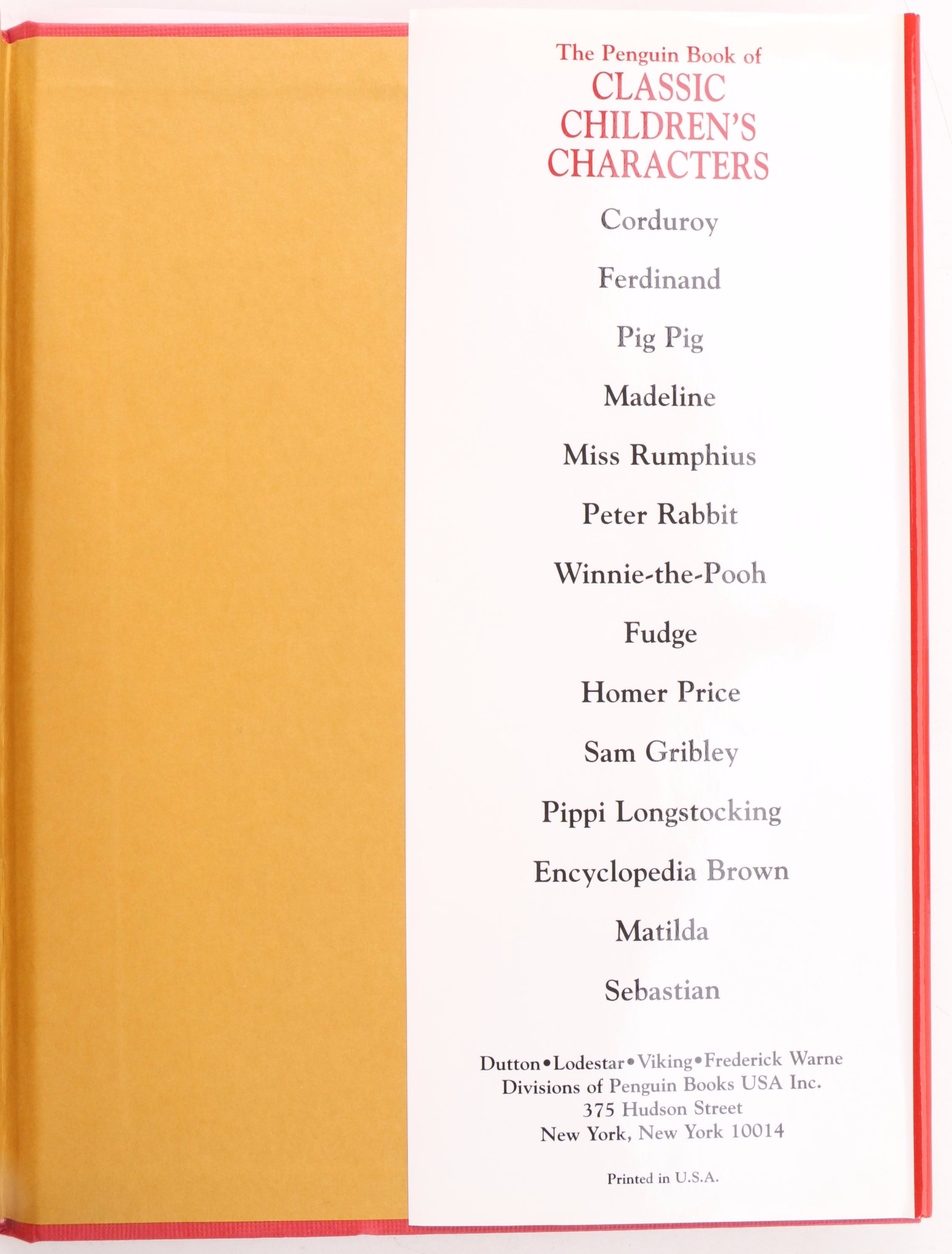 First American Edition "Paddy Foes Traveling" by John Goodall and More Books