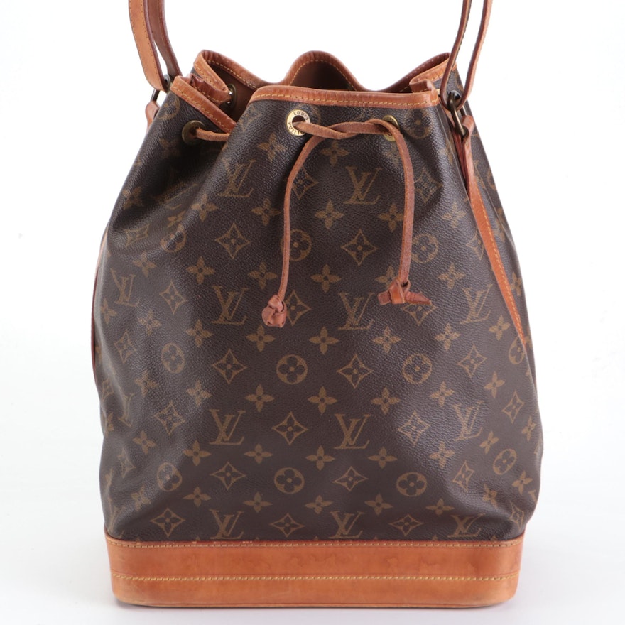 Louis Vuitton Noé Bag in Monogram Canvas and Vachetta Leather