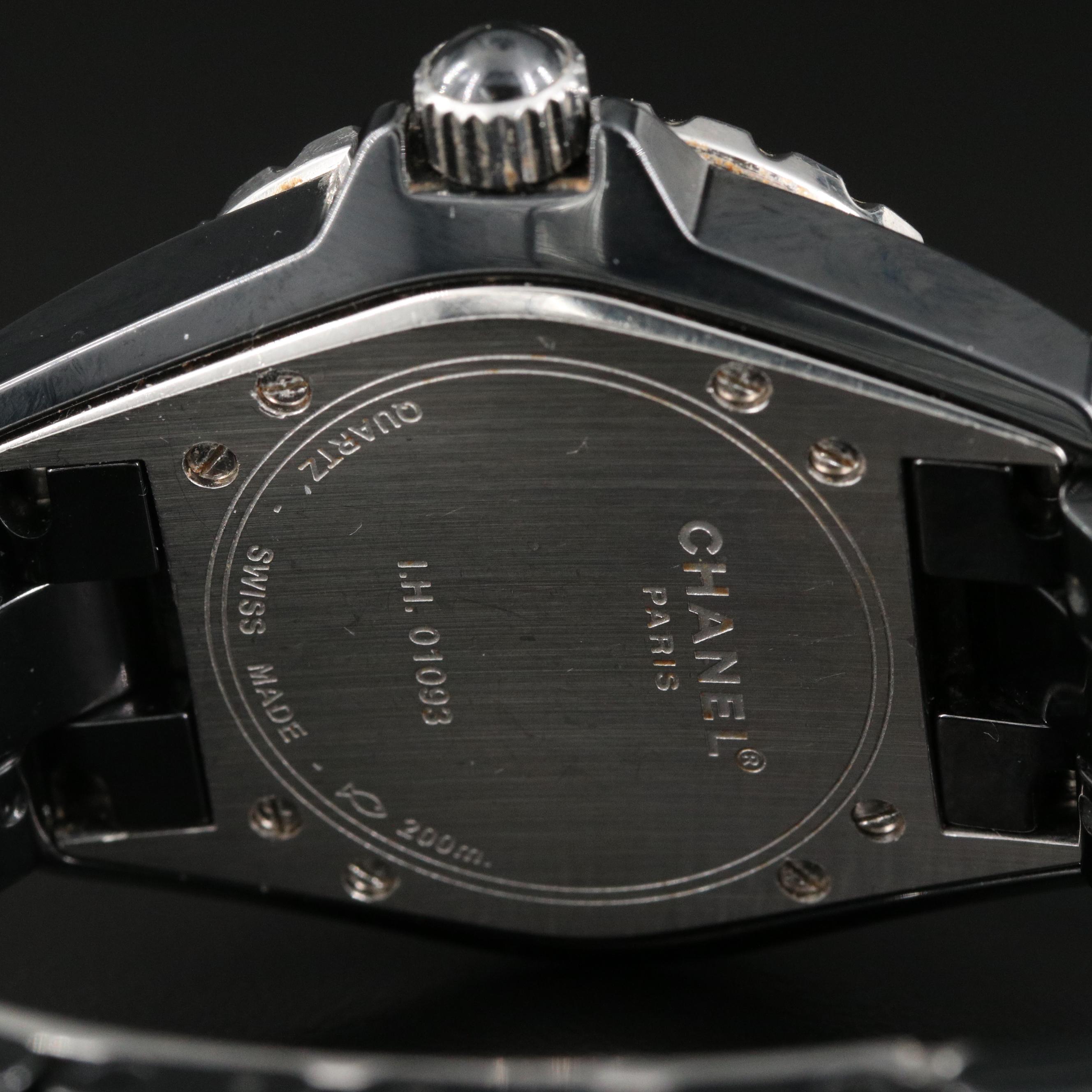 Chanel J12 with Date Stainless Steel and Ceramic Watch