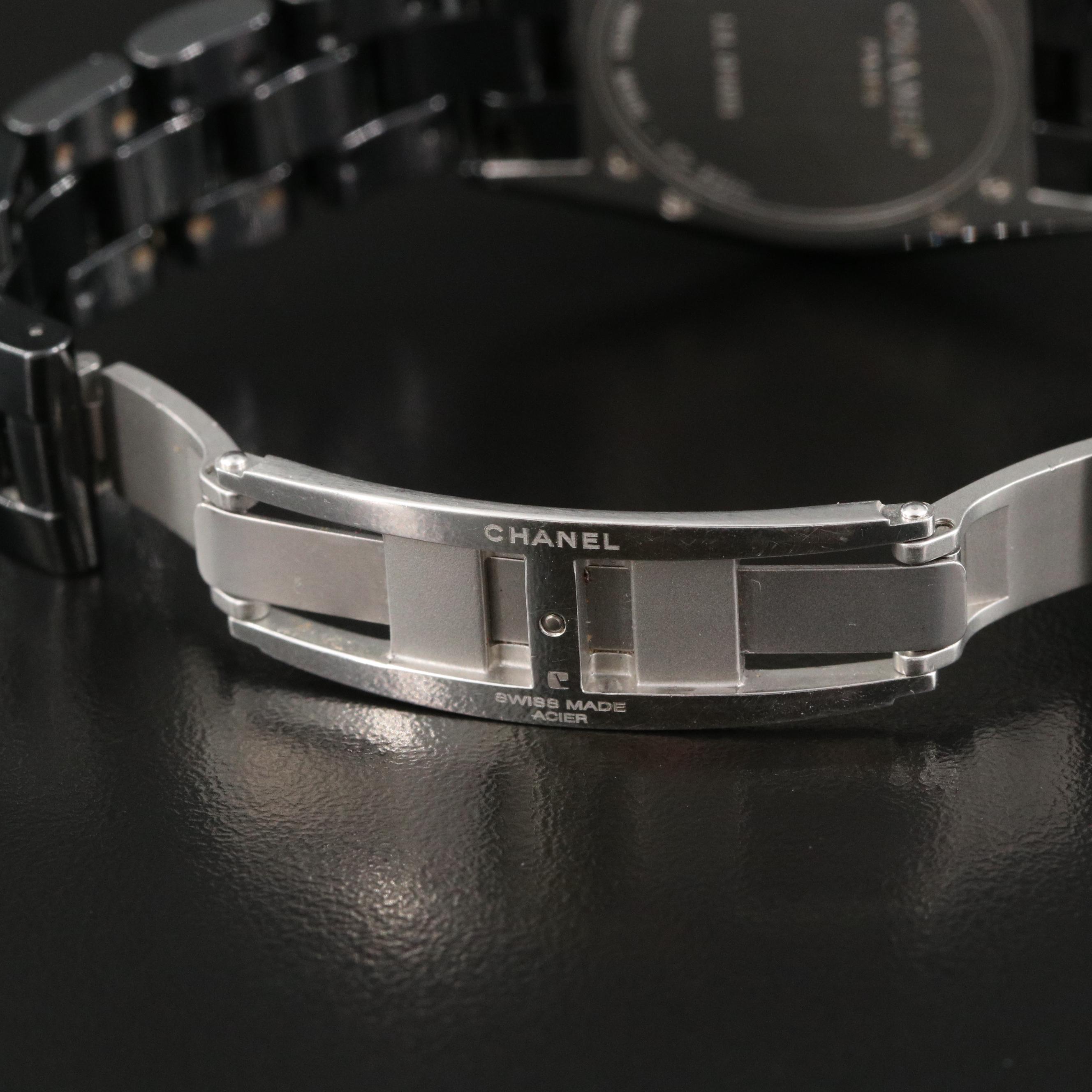 Chanel J12 with Date Stainless Steel and Ceramic Watch