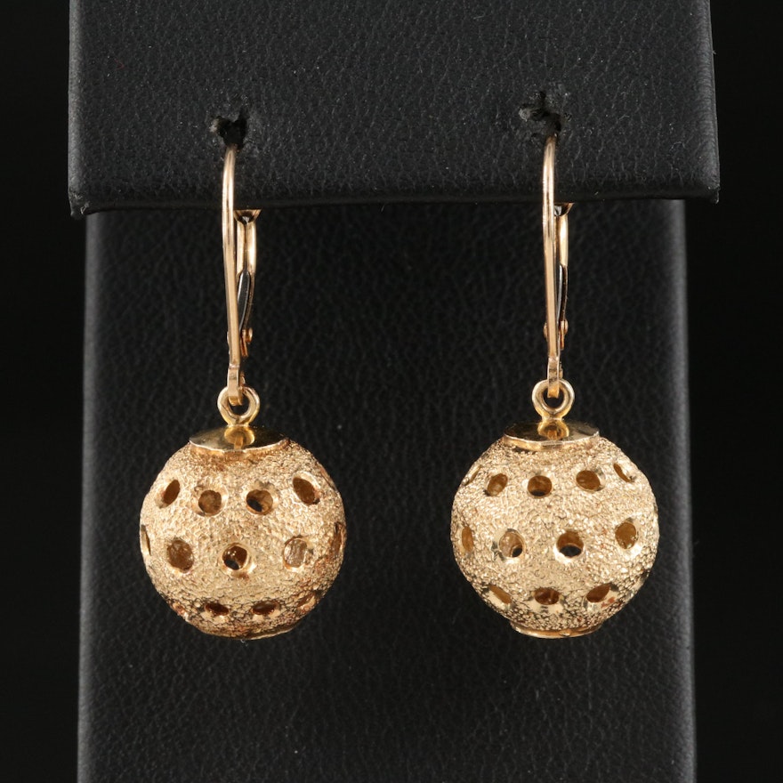 14K Orb Earrings