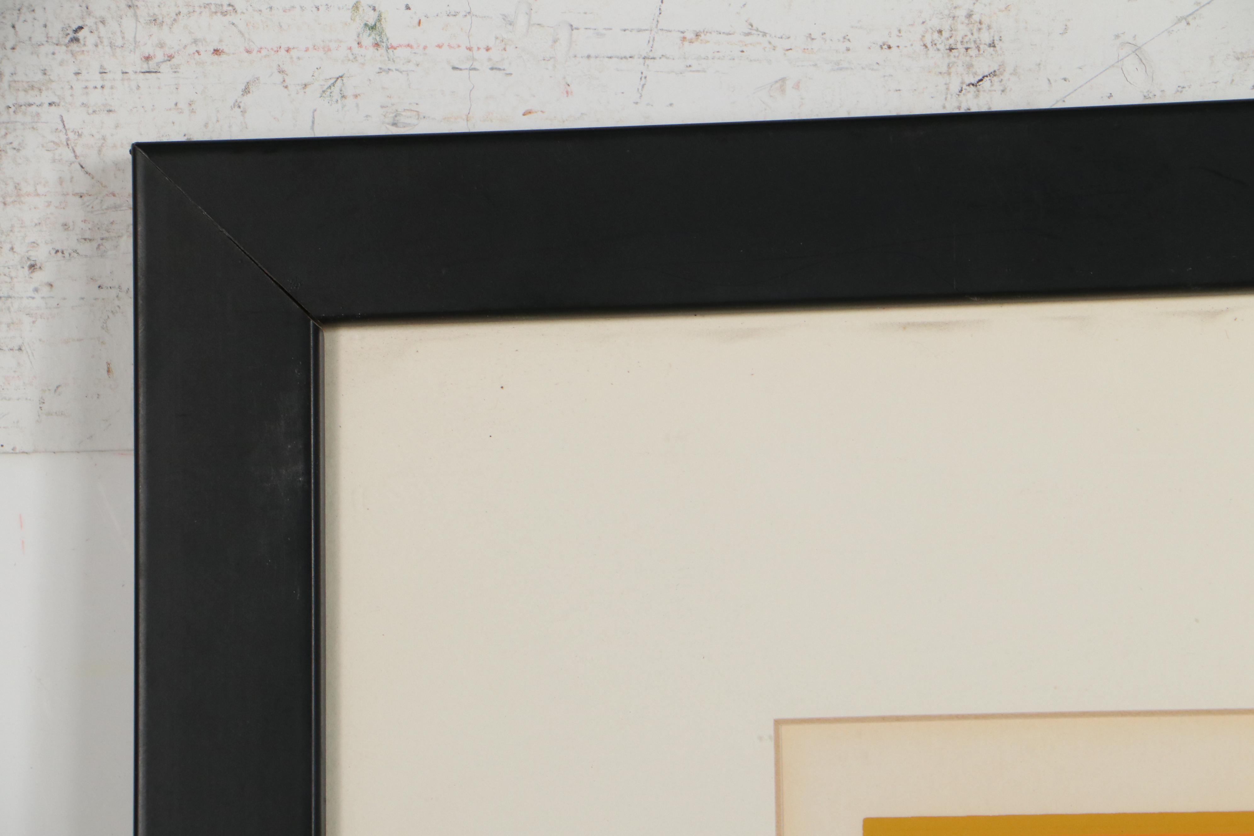 Richard Anuszkiewicz Op Art Serigraph, 1972