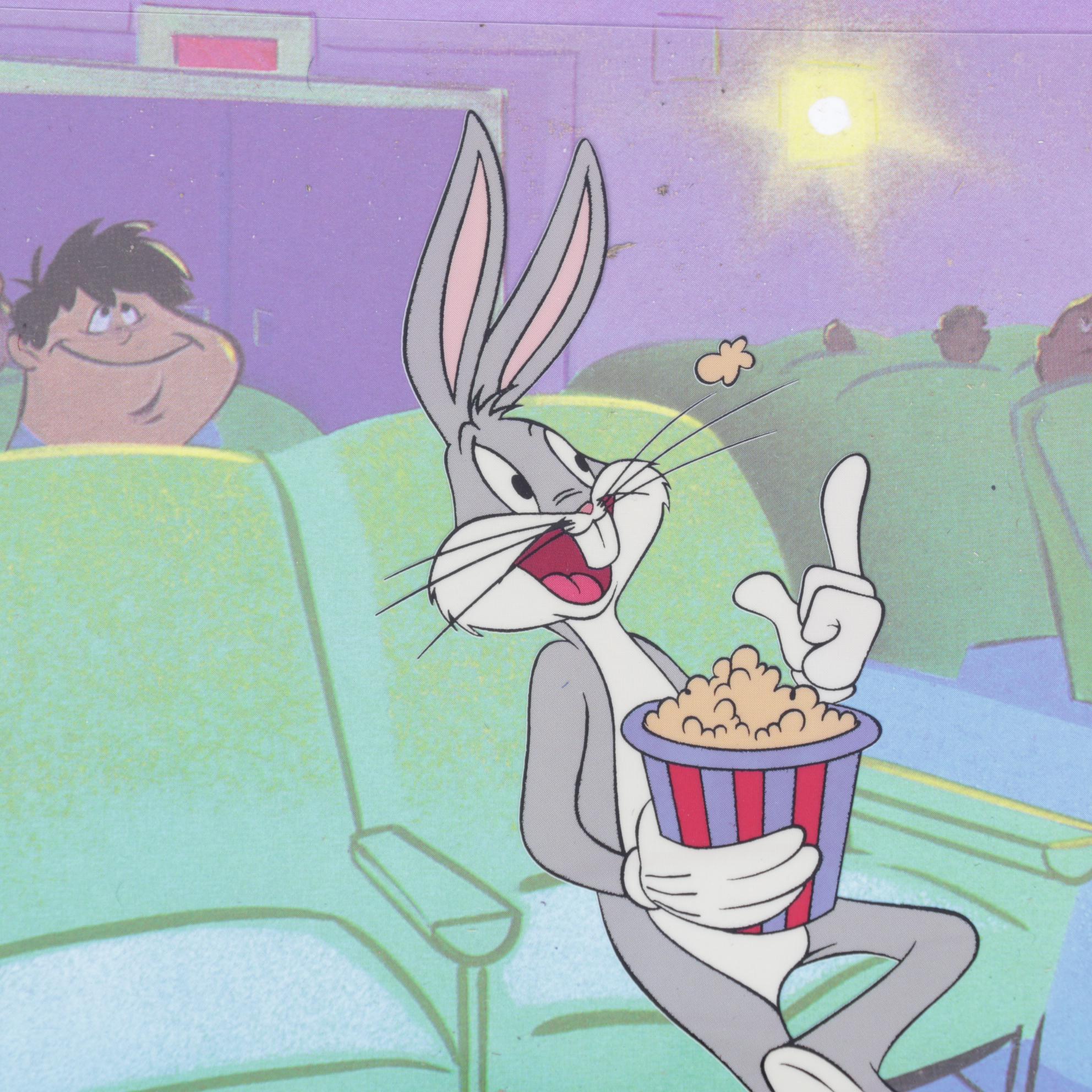 Walt Disney and Warner Brothers Offset Lithograph Animation Cels With Background