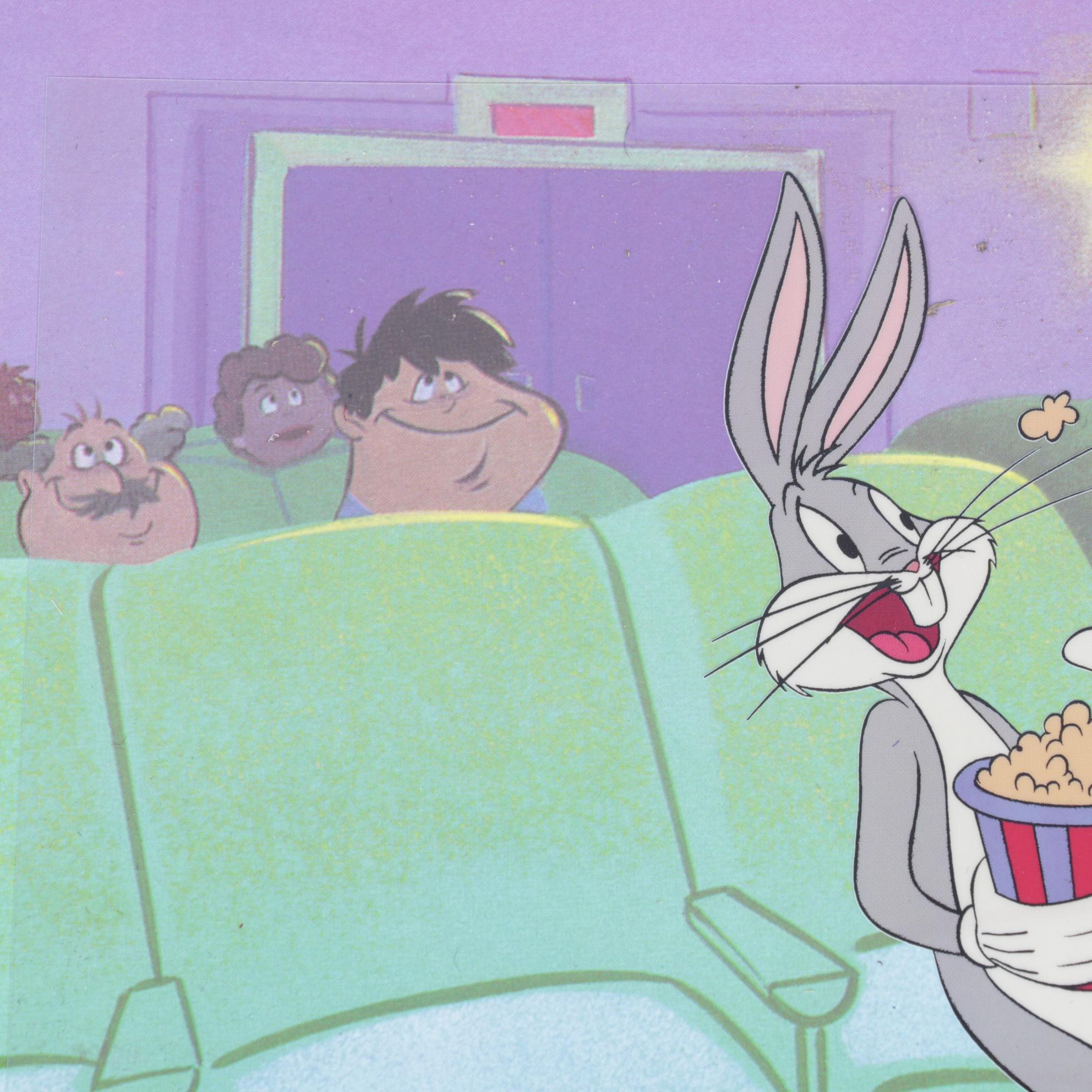 Walt Disney and Warner Brothers Offset Lithograph Animation Cels With Background