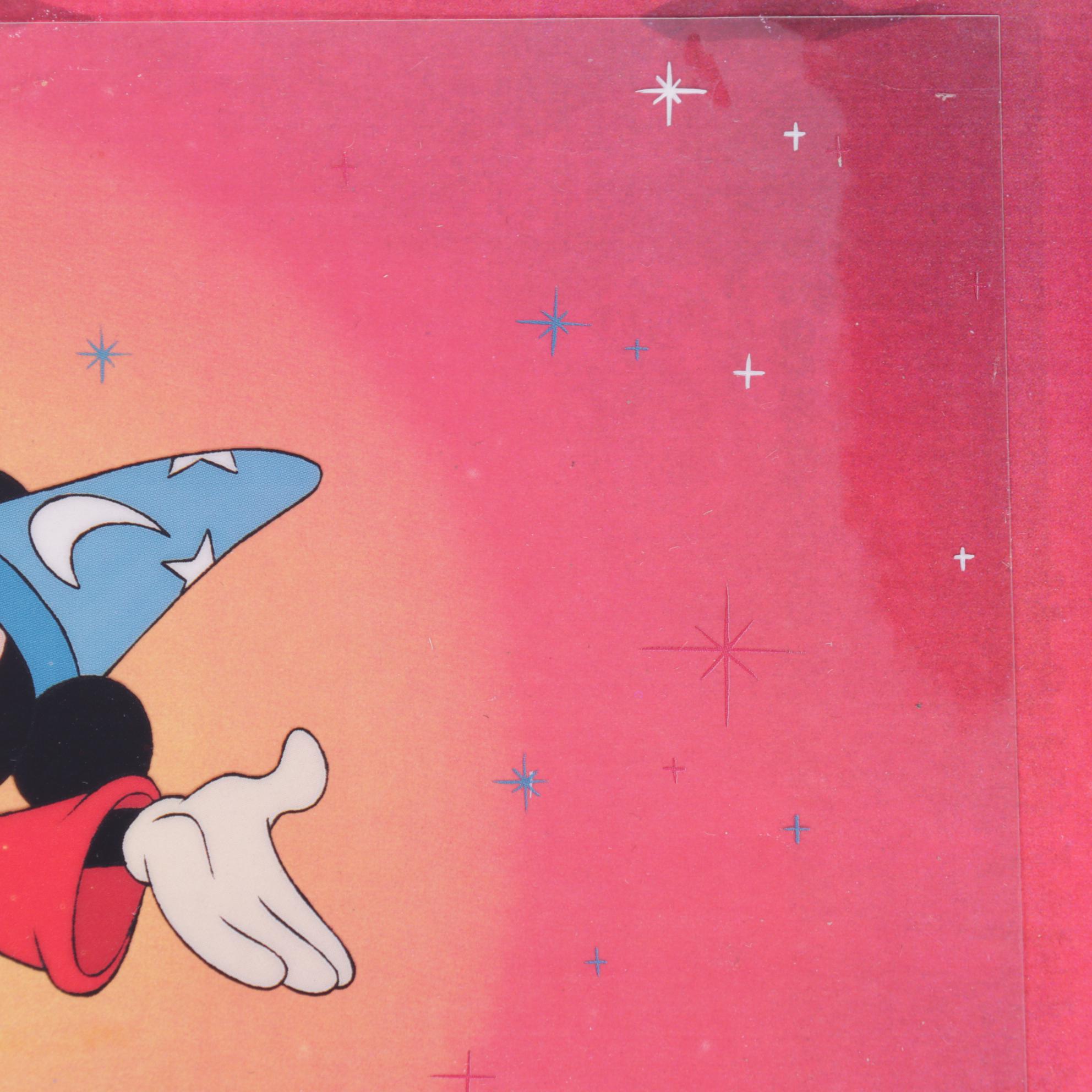 Walt Disney and Warner Brothers Offset Lithograph Animation Cels With Background