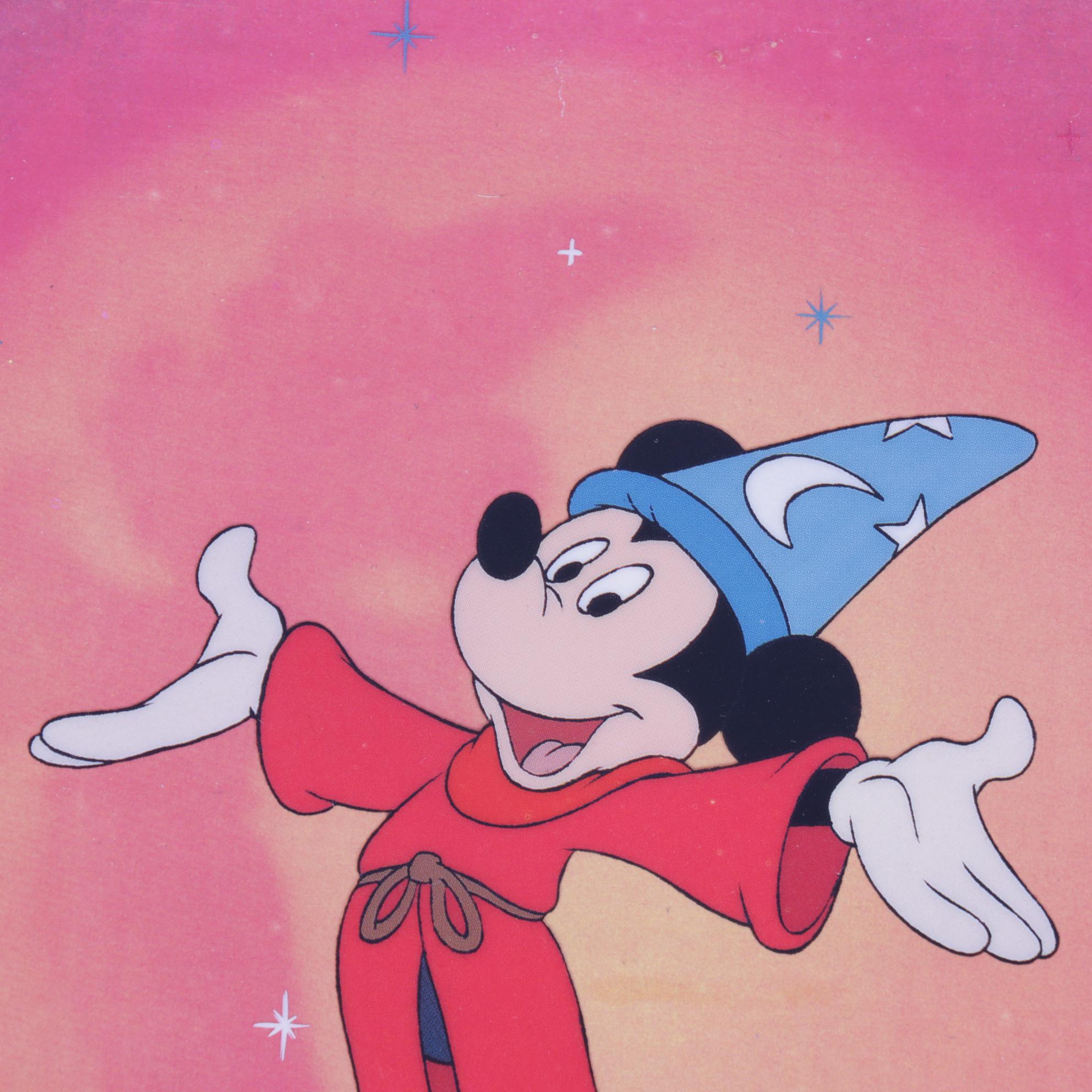 Walt Disney and Warner Brothers Offset Lithograph Animation Cels With Background