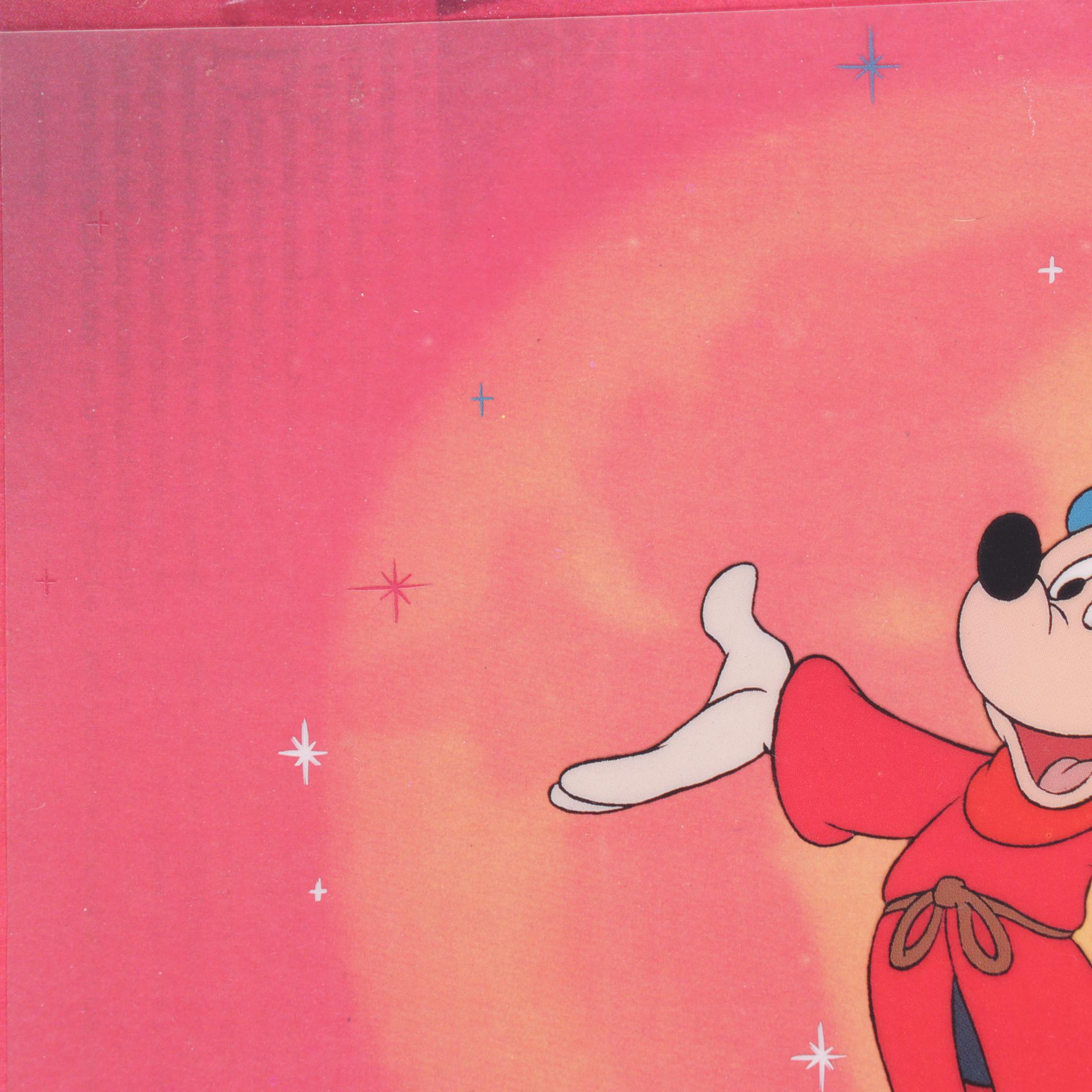 Walt Disney and Warner Brothers Offset Lithograph Animation Cels With Background