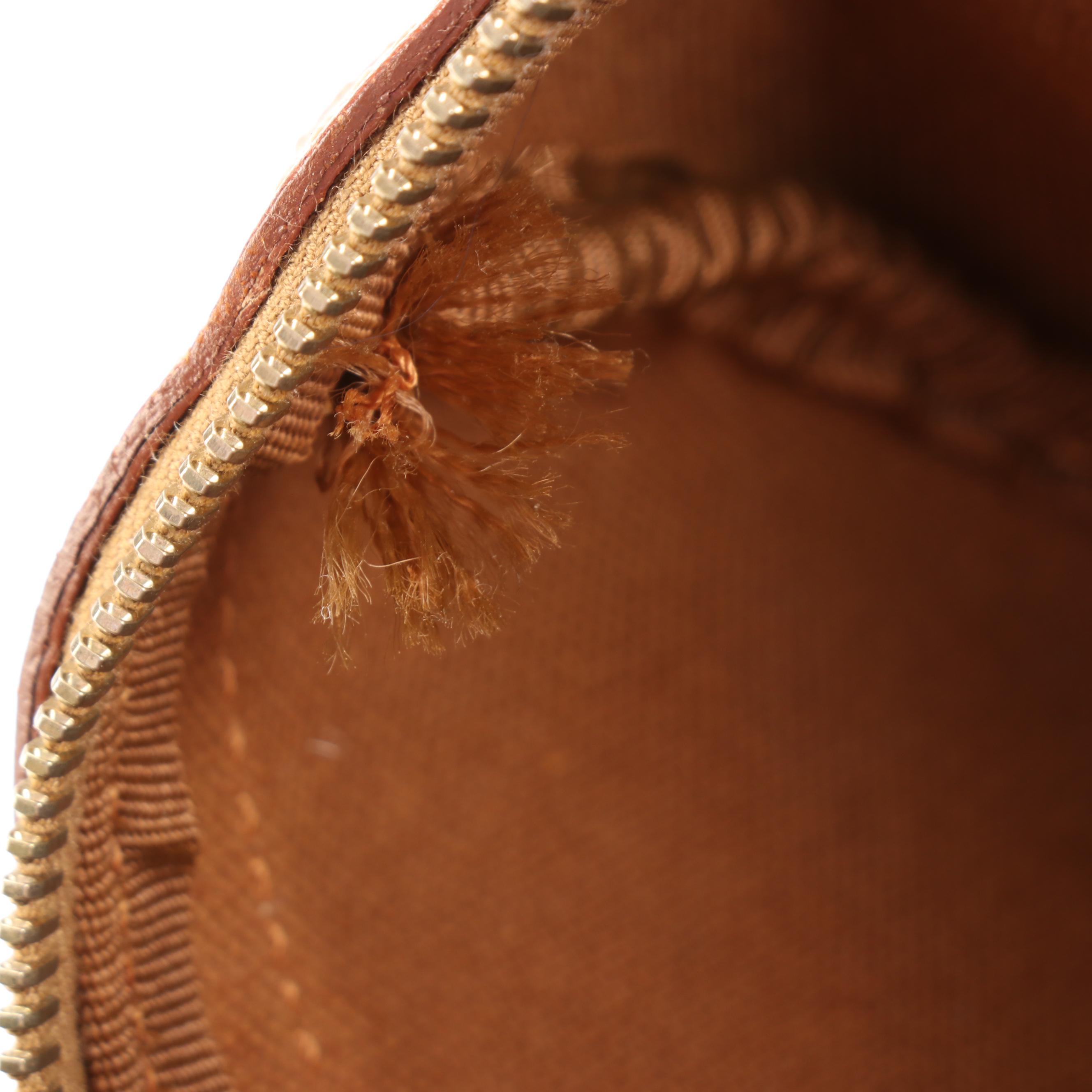 Celine Duffle Bag in Macadam Coated Canvas and Leather