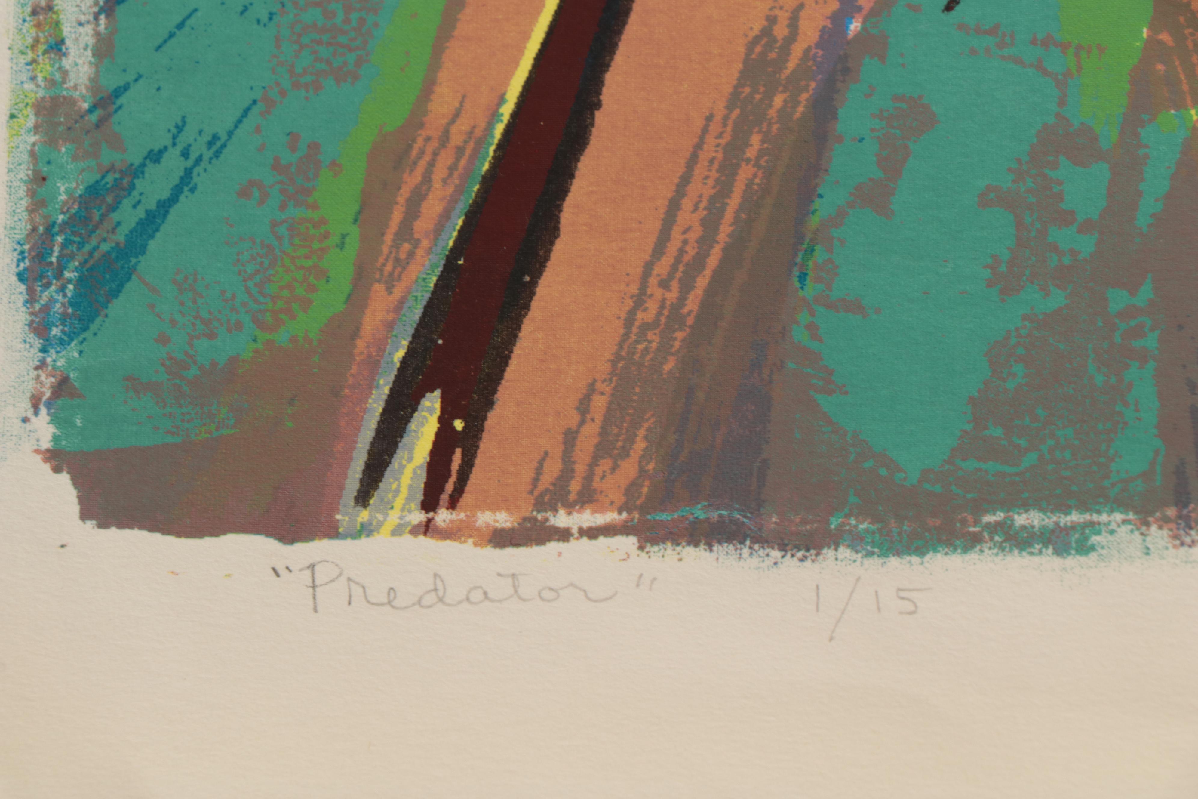 Herbert Heath Zwonechek Serigraphs and Woodcut, Circa 1960