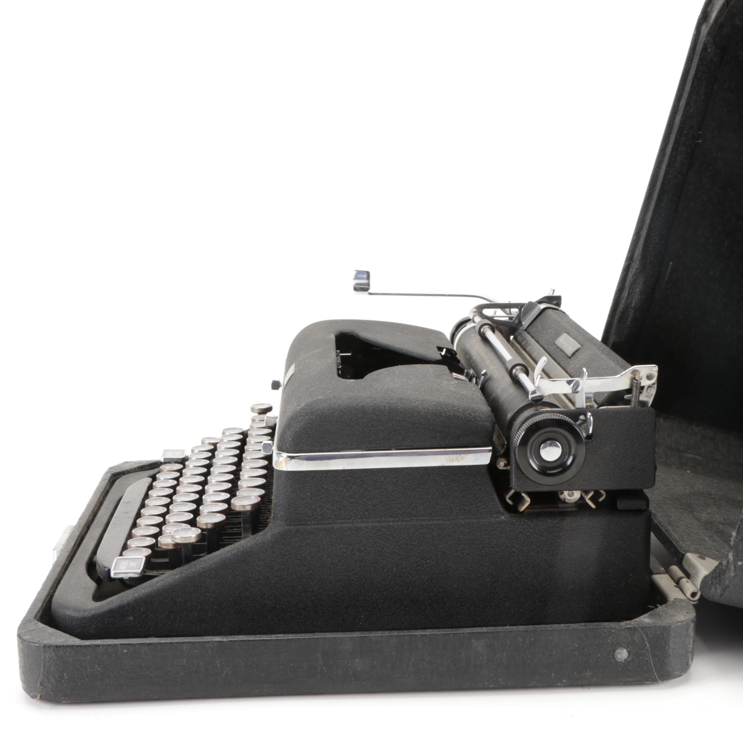 Royal Aristocrat Portable Typewriter with Case