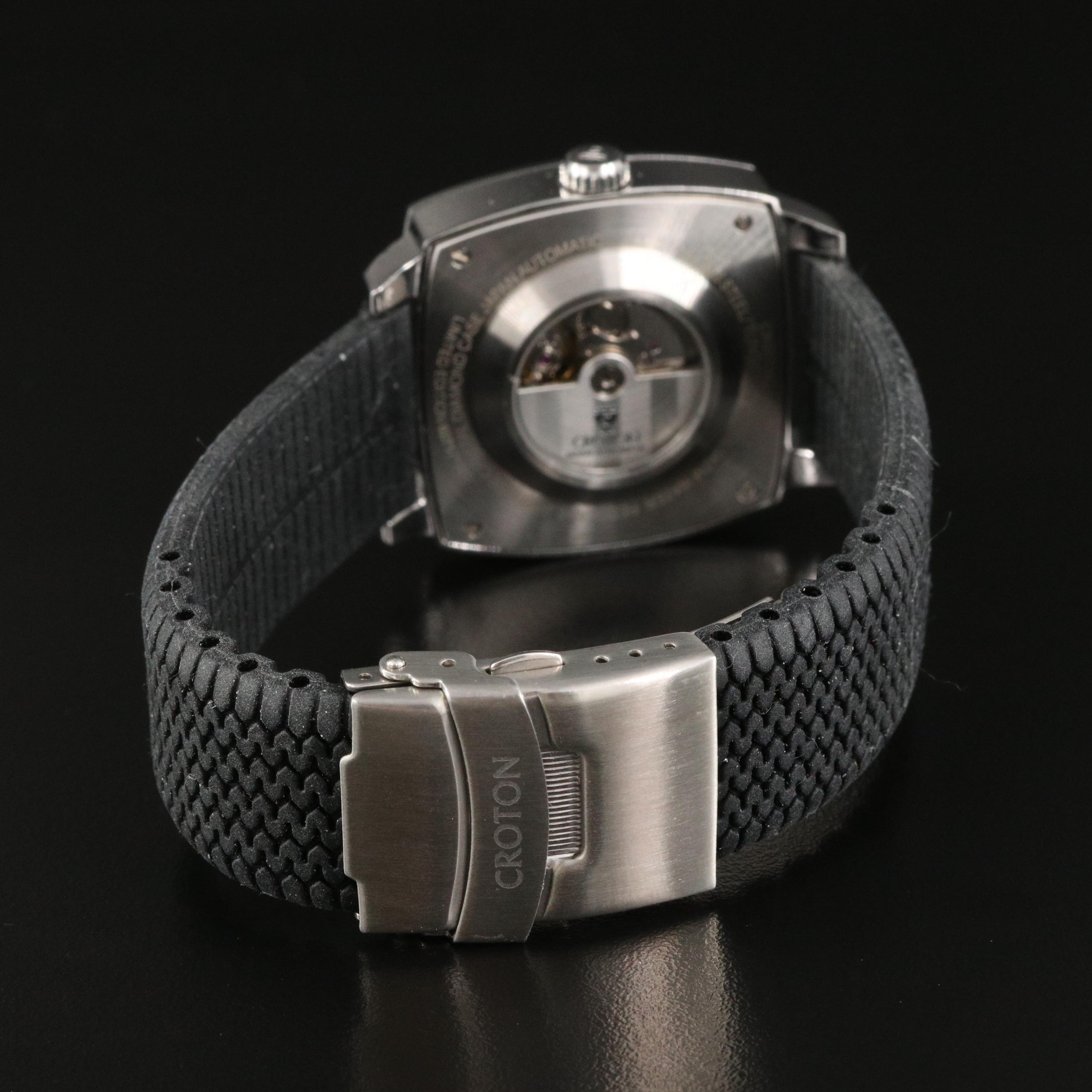 Croton Tungsten and Stainless Steel Limited Edition Watch