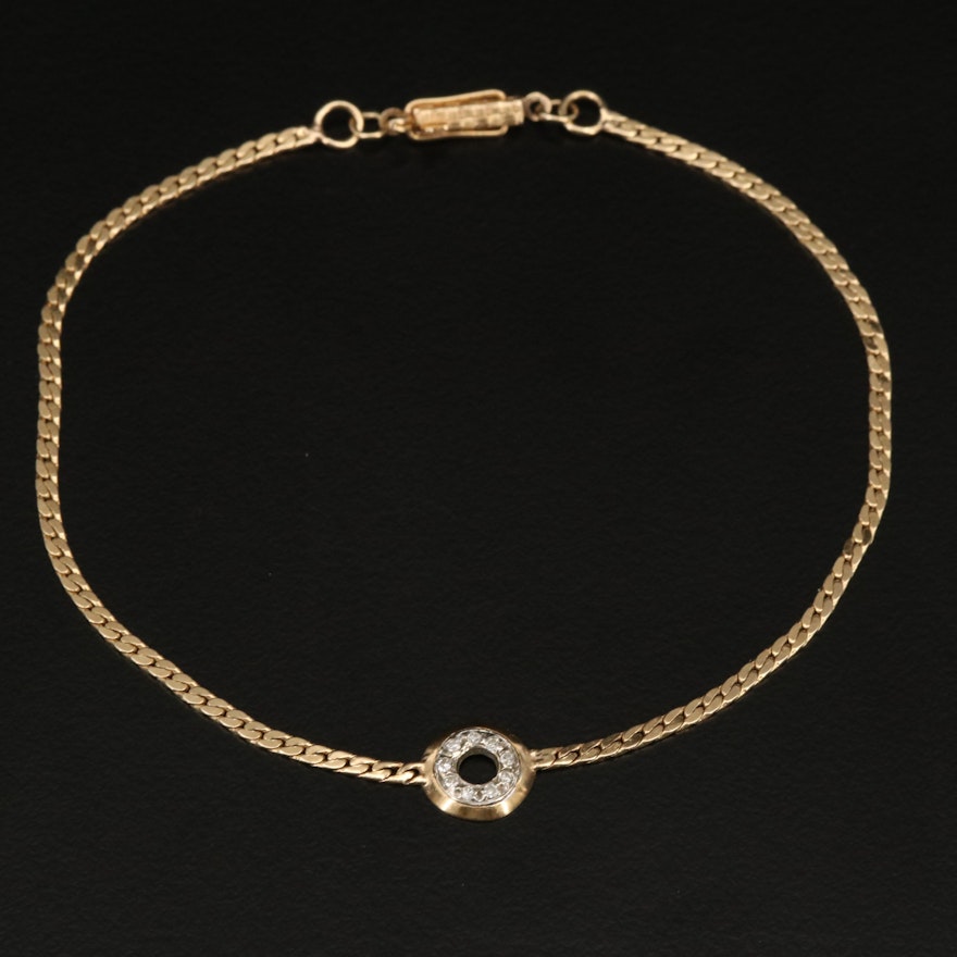 14K 0.06 CTW Diamond Bracelet