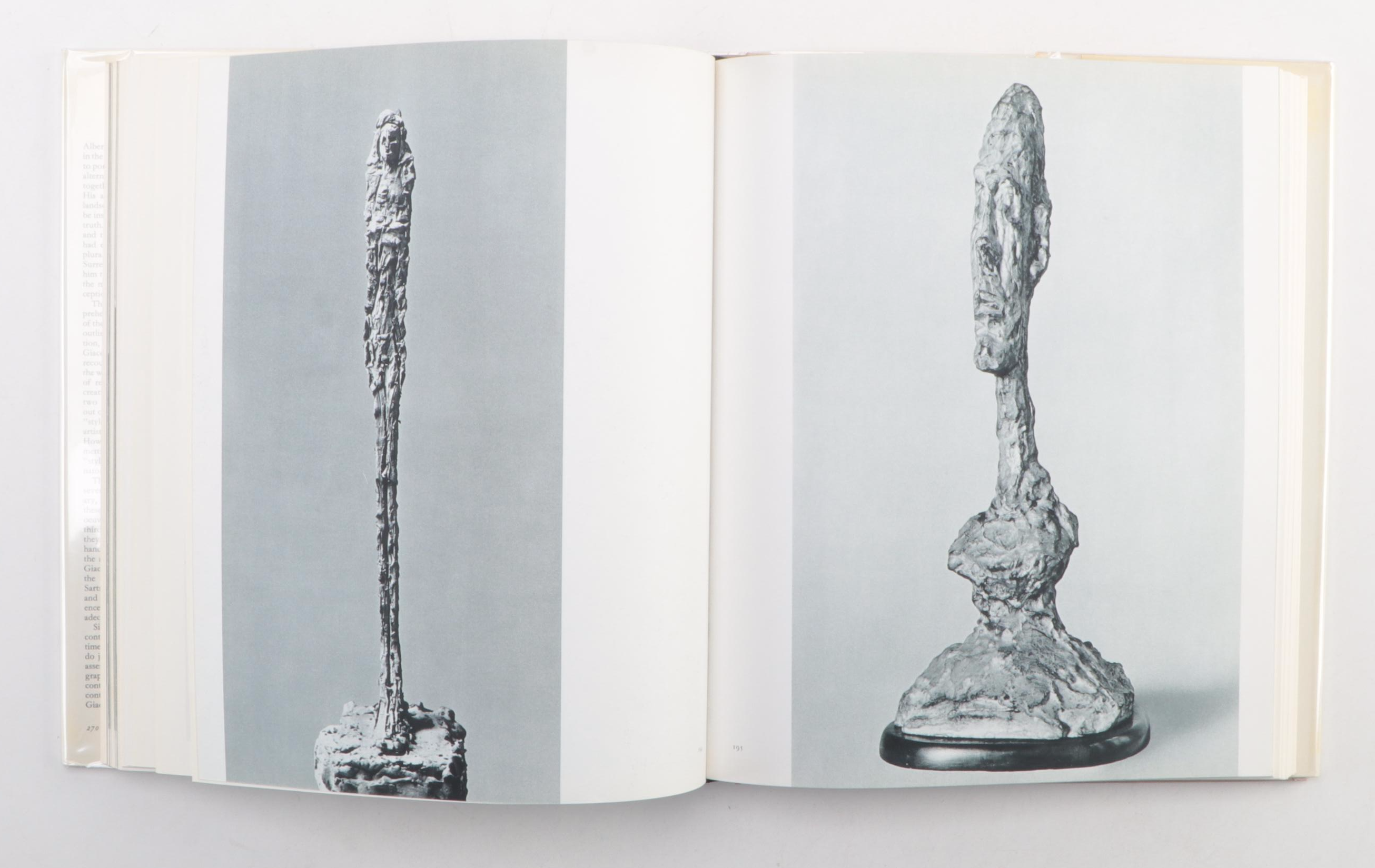 Illustrated "Alberto Giacometti" by Reinhold Hohl, 1971