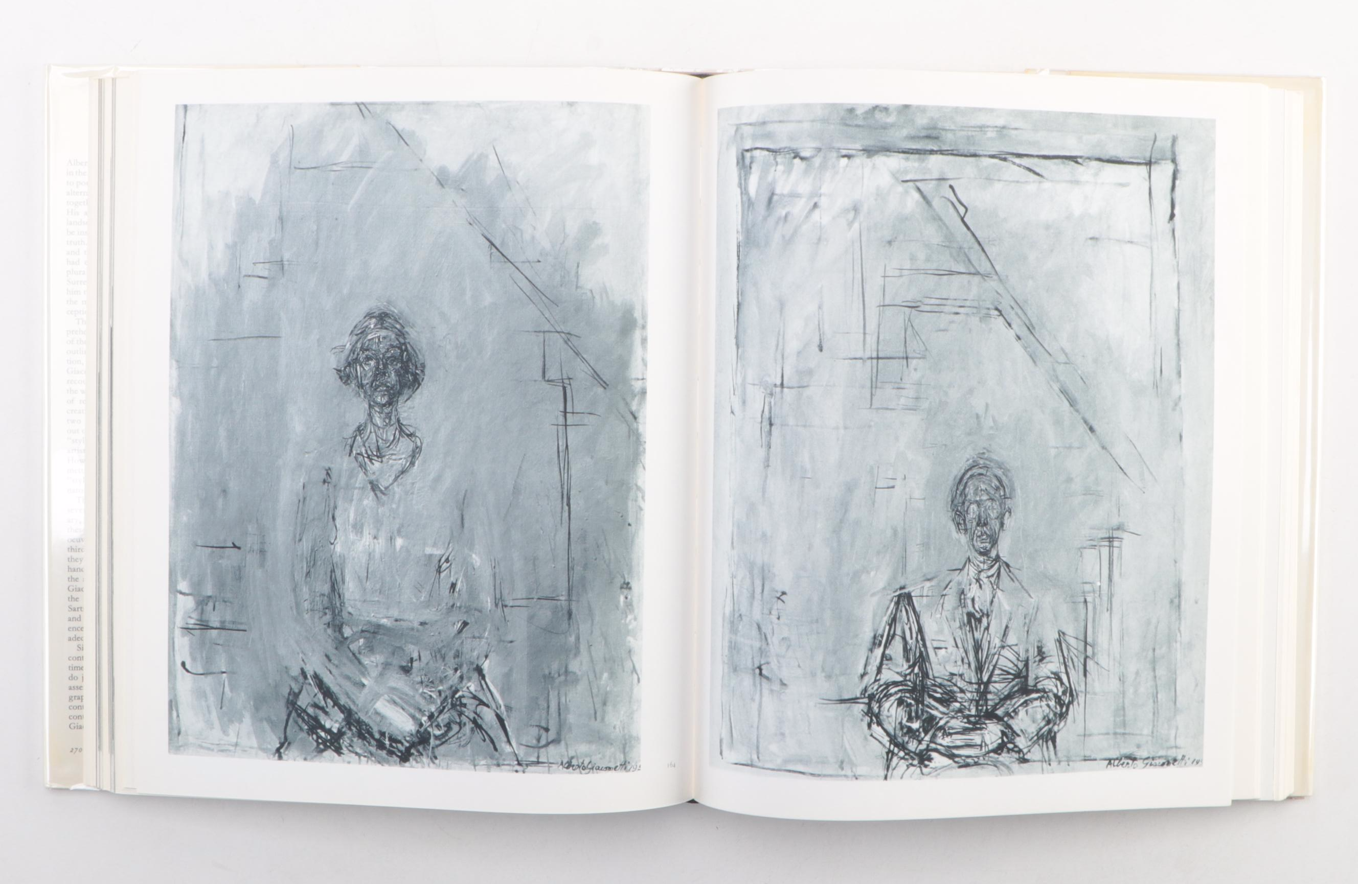Illustrated "Alberto Giacometti" by Reinhold Hohl, 1971