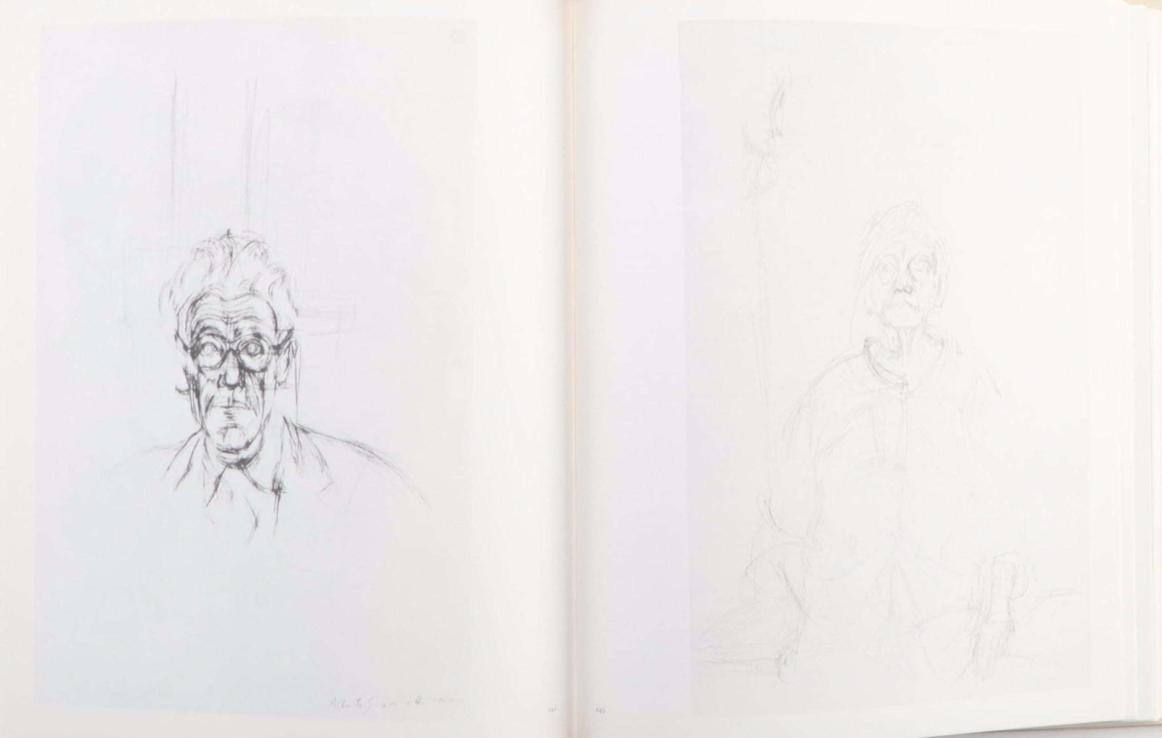 Illustrated "Alberto Giacometti" by Reinhold Hohl, 1971