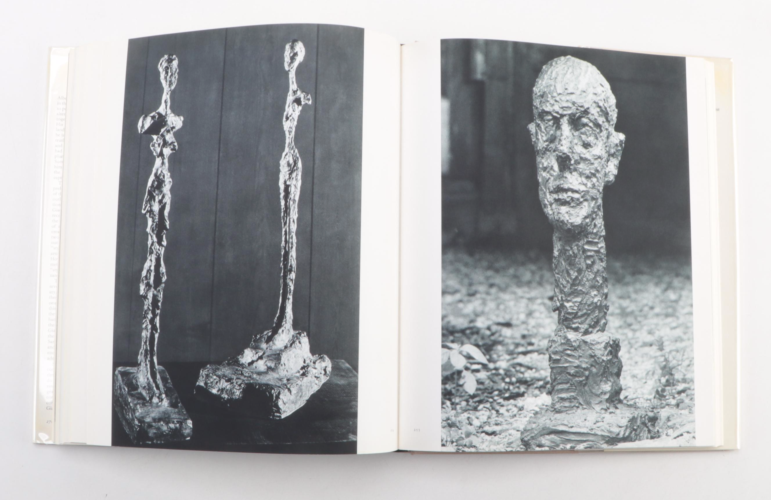 Illustrated "Alberto Giacometti" by Reinhold Hohl, 1971