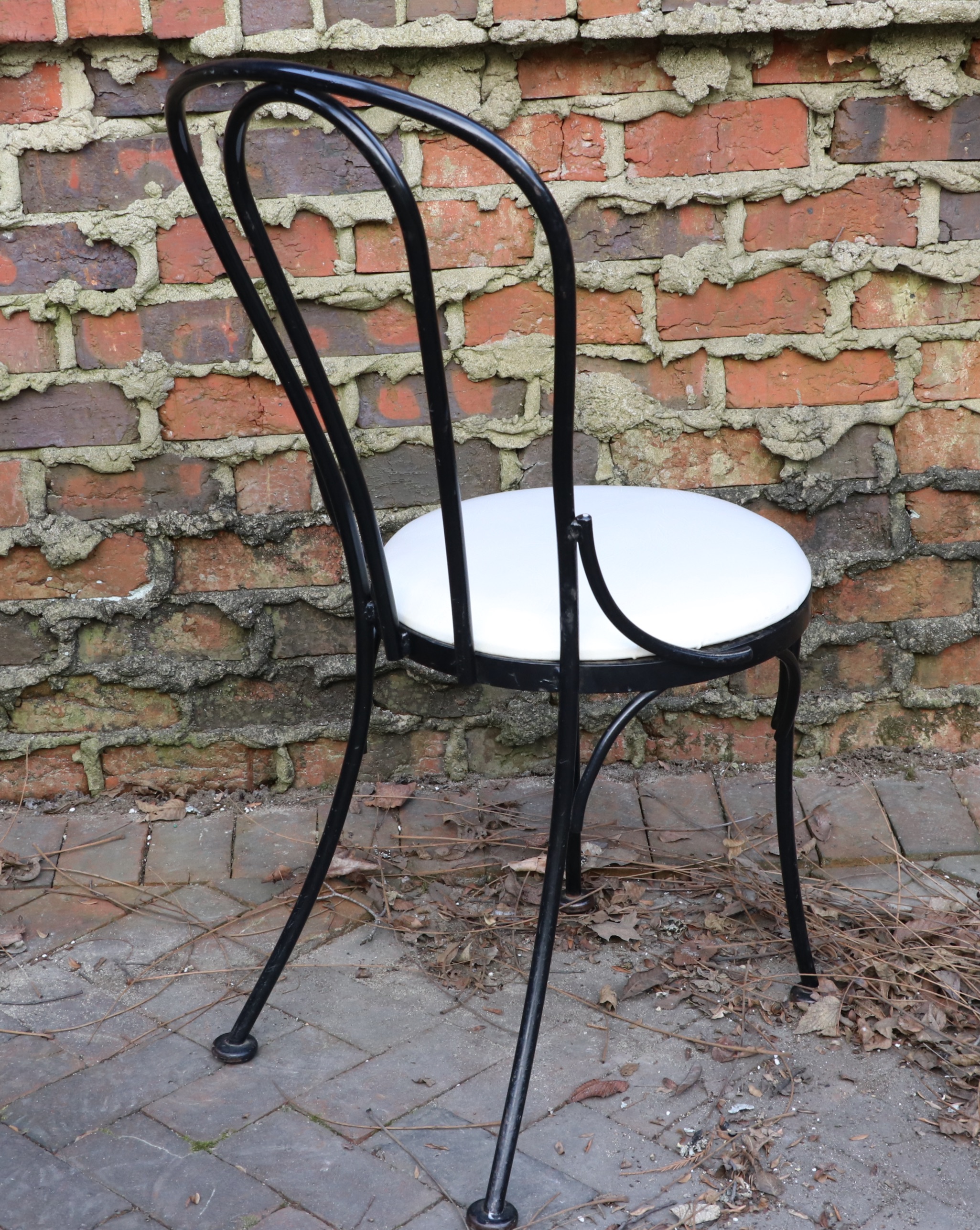 Repurposed Cast Iron Singer Sewing Base Table and Bistro Dining Chairs