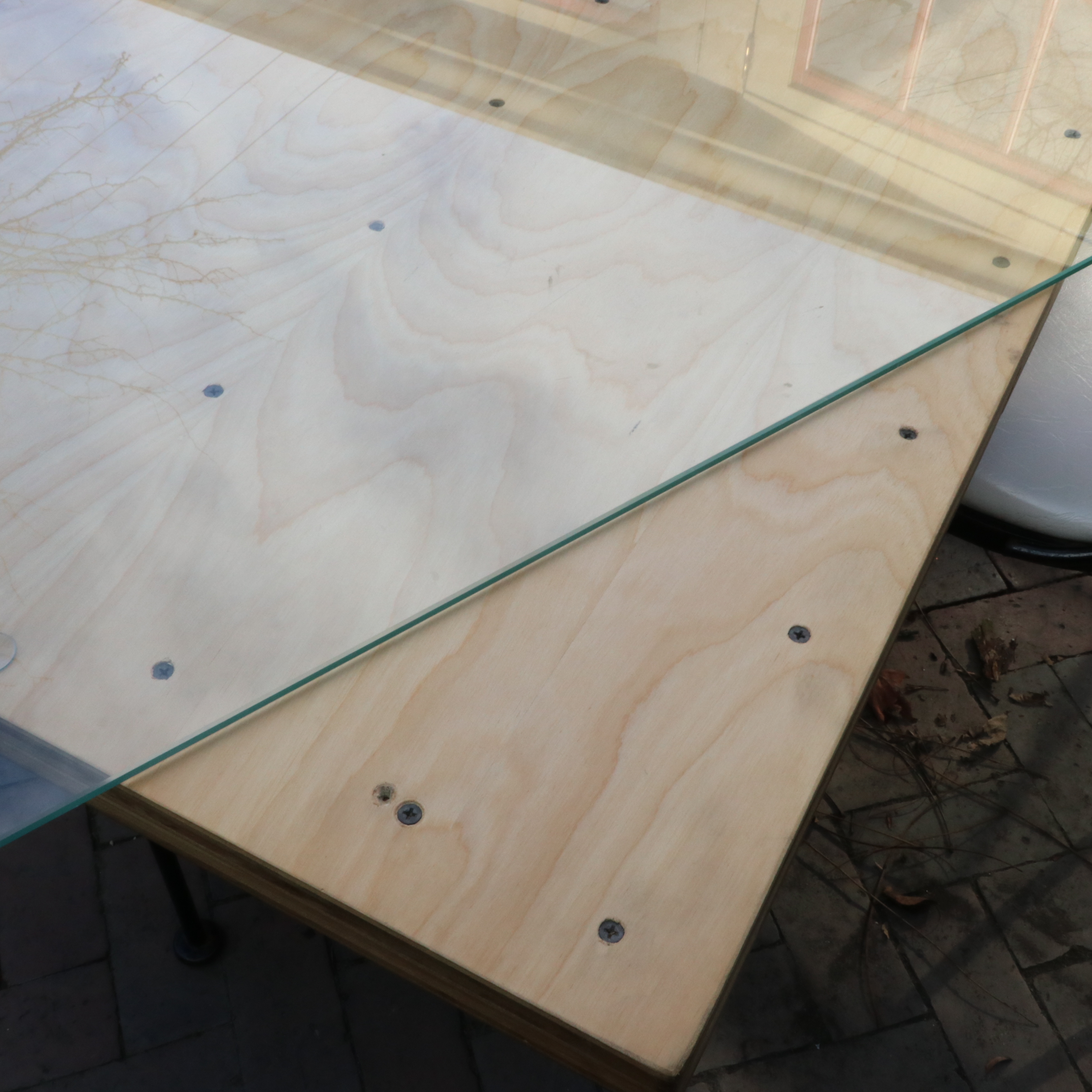 Repurposed Cast Iron Singer Sewing Base Table and Bistro Dining Chairs