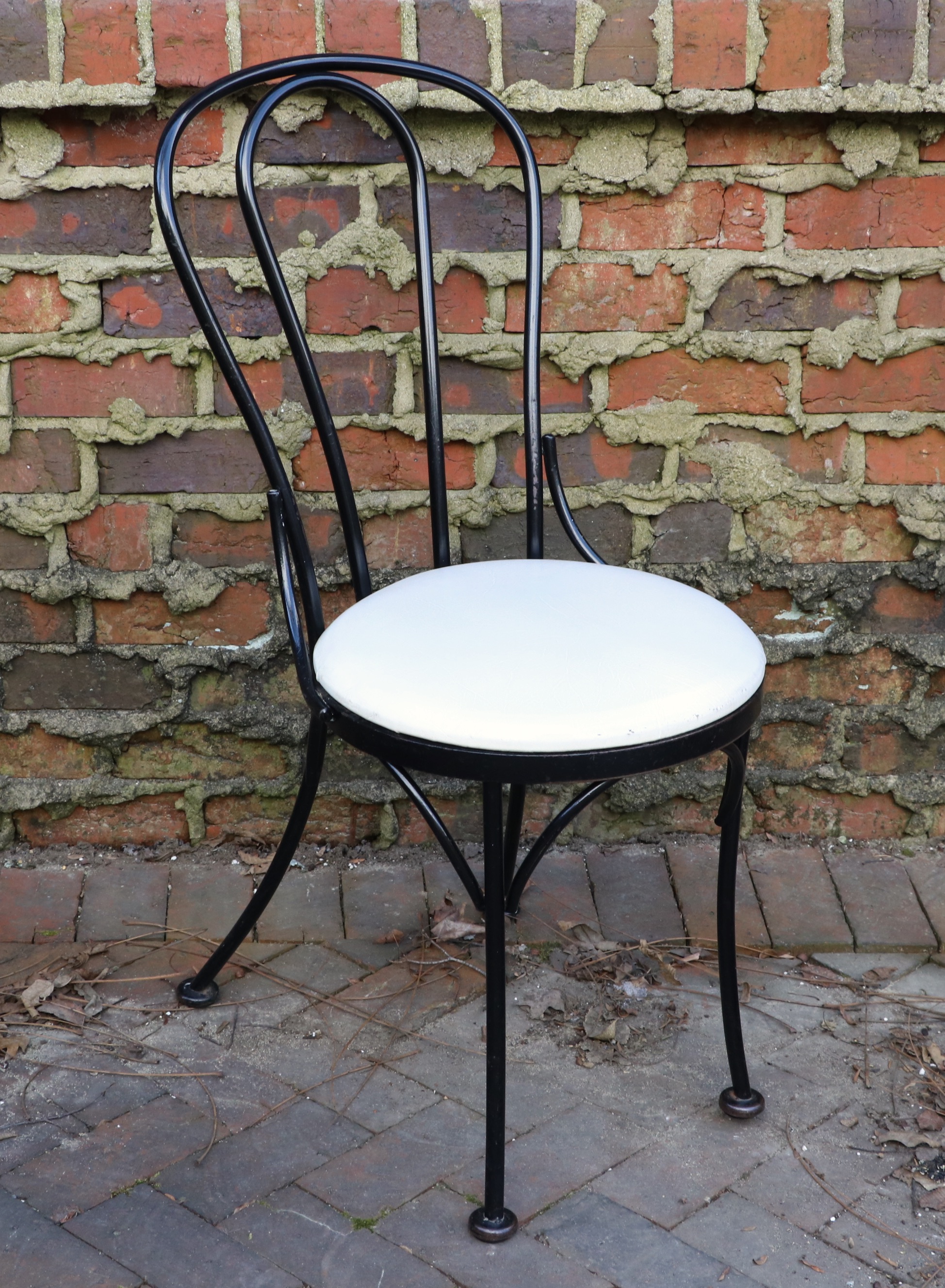 Repurposed Cast Iron Singer Sewing Base Table and Bistro Dining Chairs