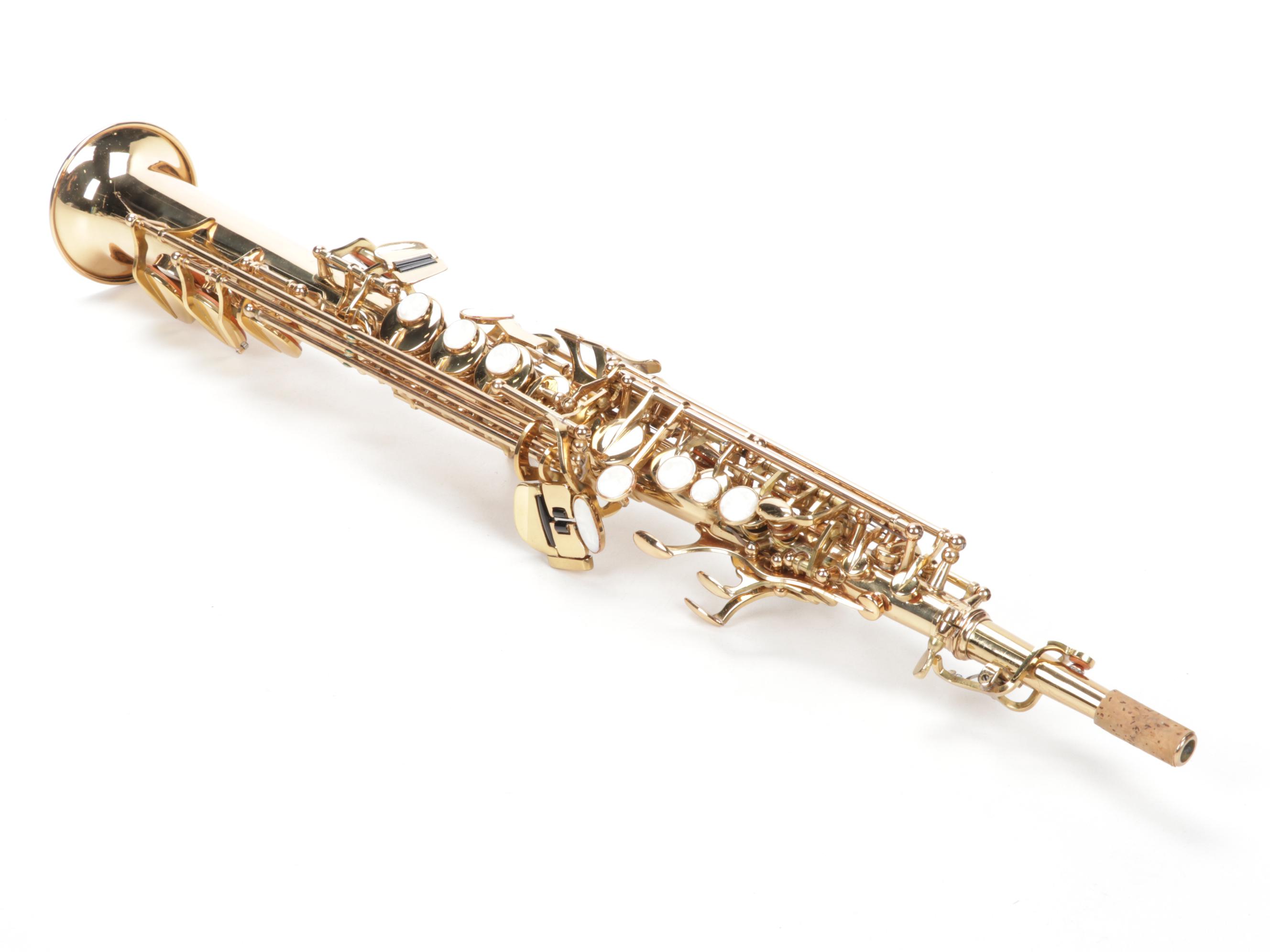 Vespro Brass Soprano Saxophone and Accessories