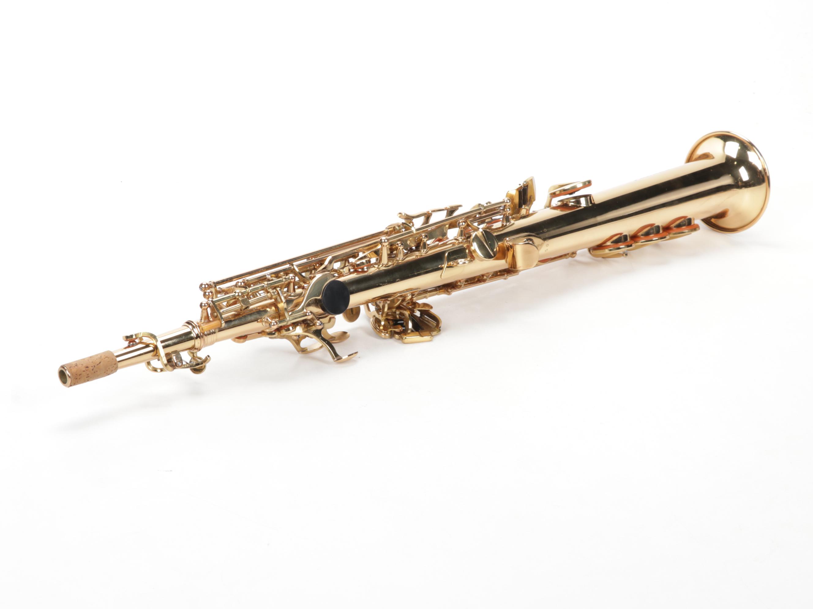 Vespro Brass Soprano Saxophone and Accessories