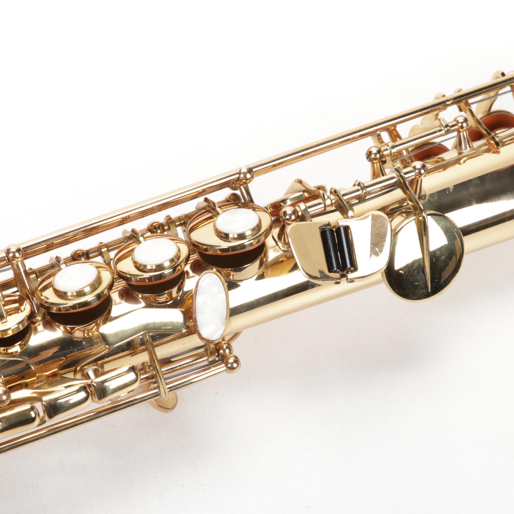 Vespro Brass Soprano Saxophone and Accessories