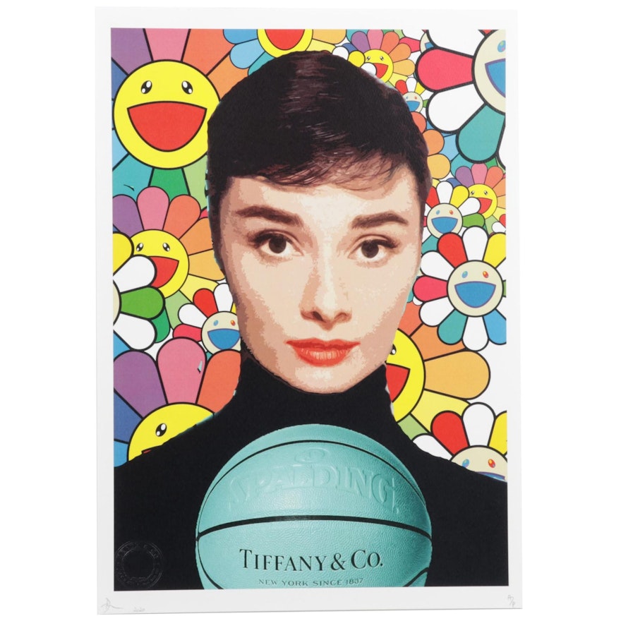 Death NYC Audrey Hepburn Pop Art Graphic Print, 2020