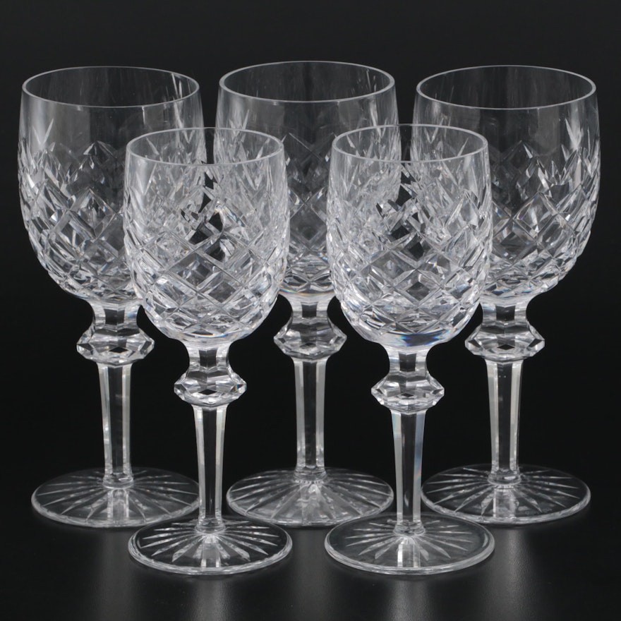 Waterford Crystal "Powerscourt"  Water Goblets and Claret Wine Glasses