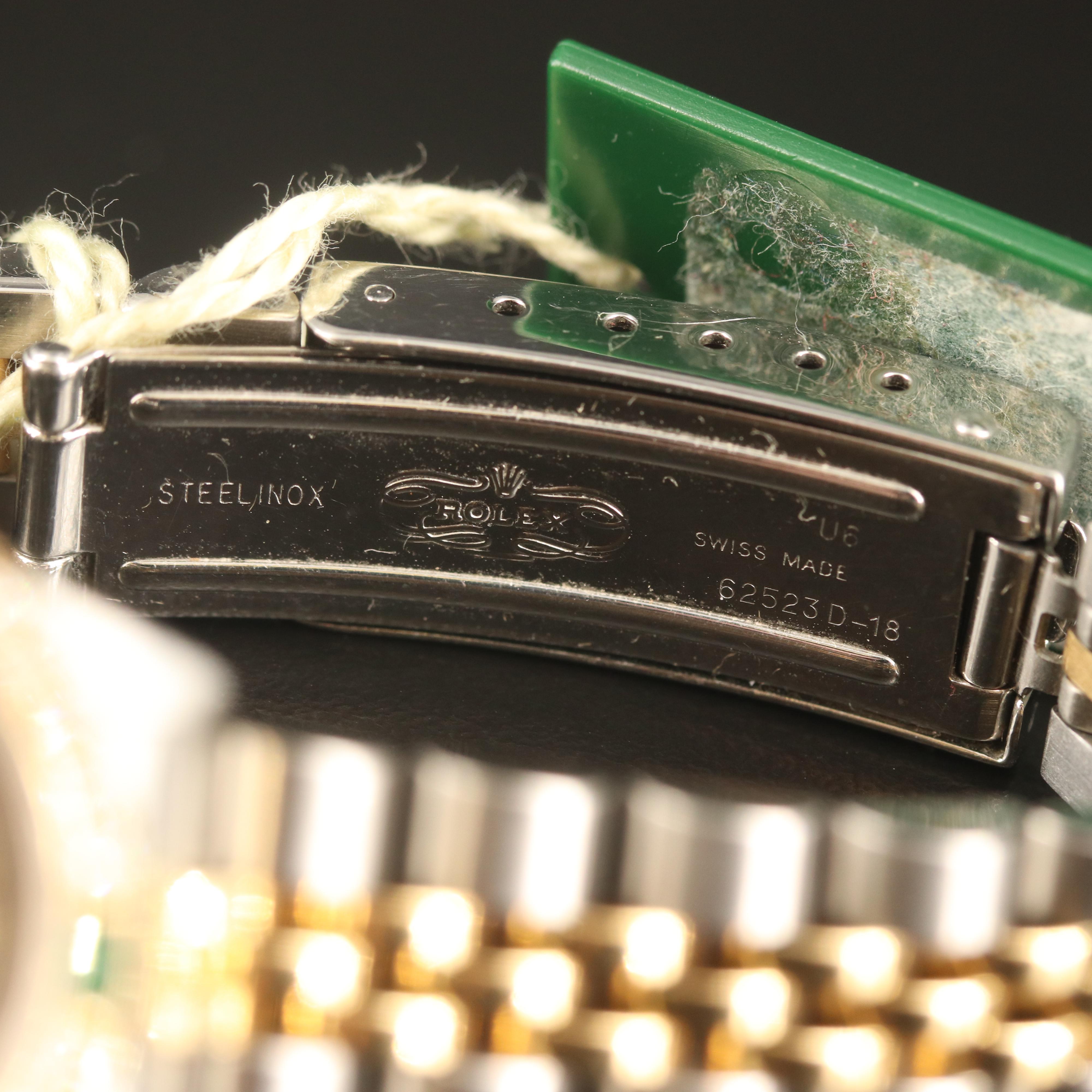 1987 - 88 Rolex Datejust Emerald and Diamond Watch