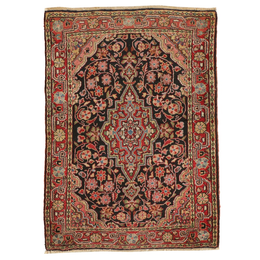 2'2 x 3'1 Hand-Knotted Persian Jozan Accent Rug